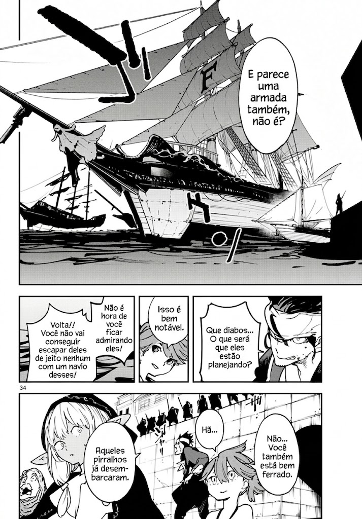 Ninkyou Tensei: Isekai no Yakuza Hime Vol. 4 Ch. 13 第34页
