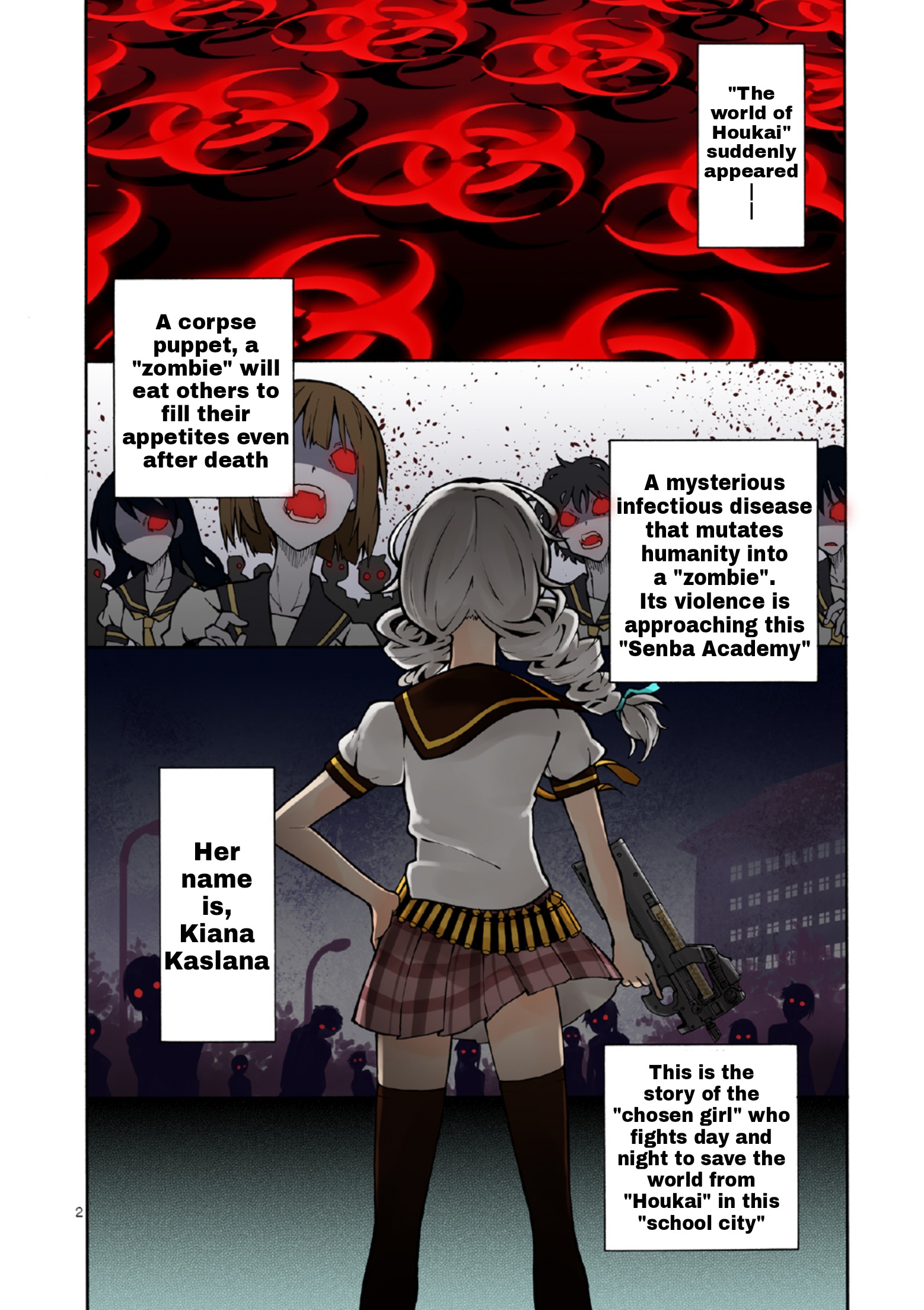 Houkai Gakuen - Shogakukan-sama PR Manga 第2页