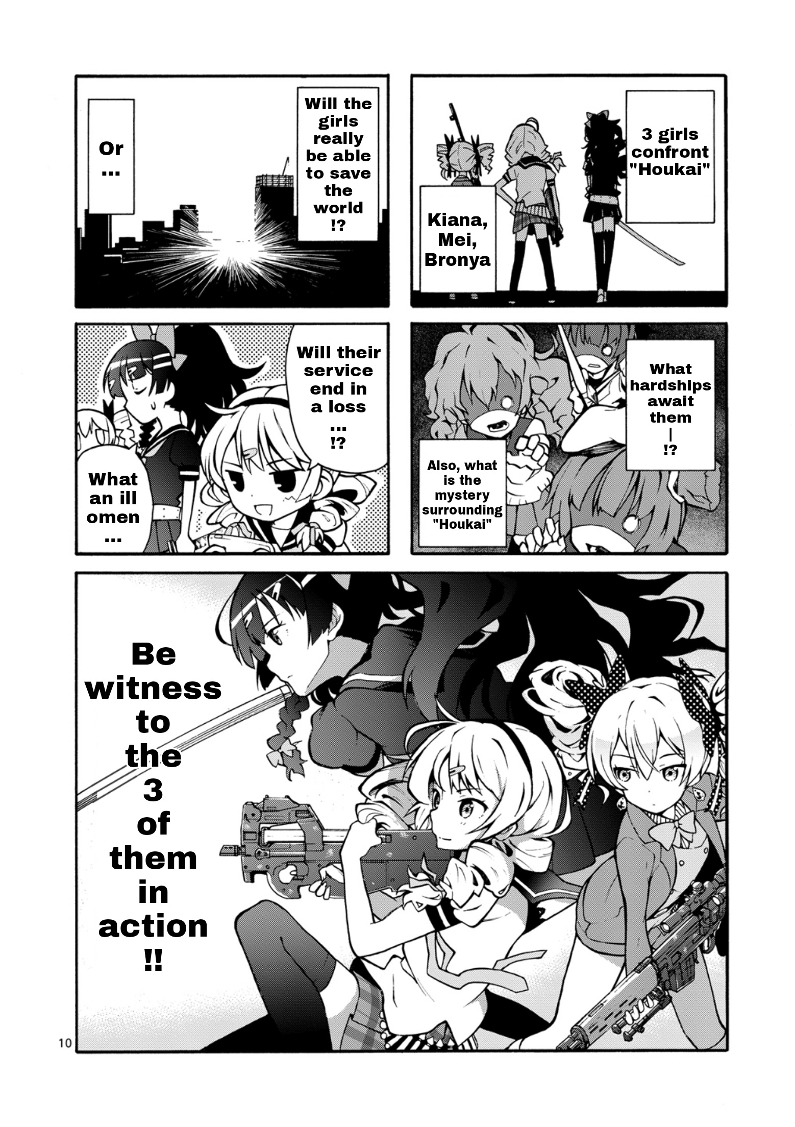 Houkai Gakuen - Shogakukan-sama PR Manga Houkai Gakuen JP PR 4 Koma 第10页