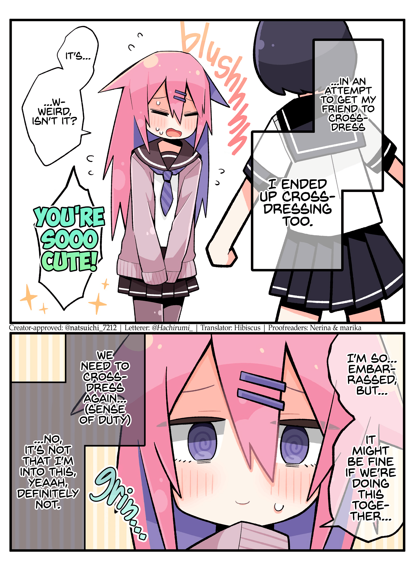 The Femboy Who Won’t Crossdress Alone 第1页