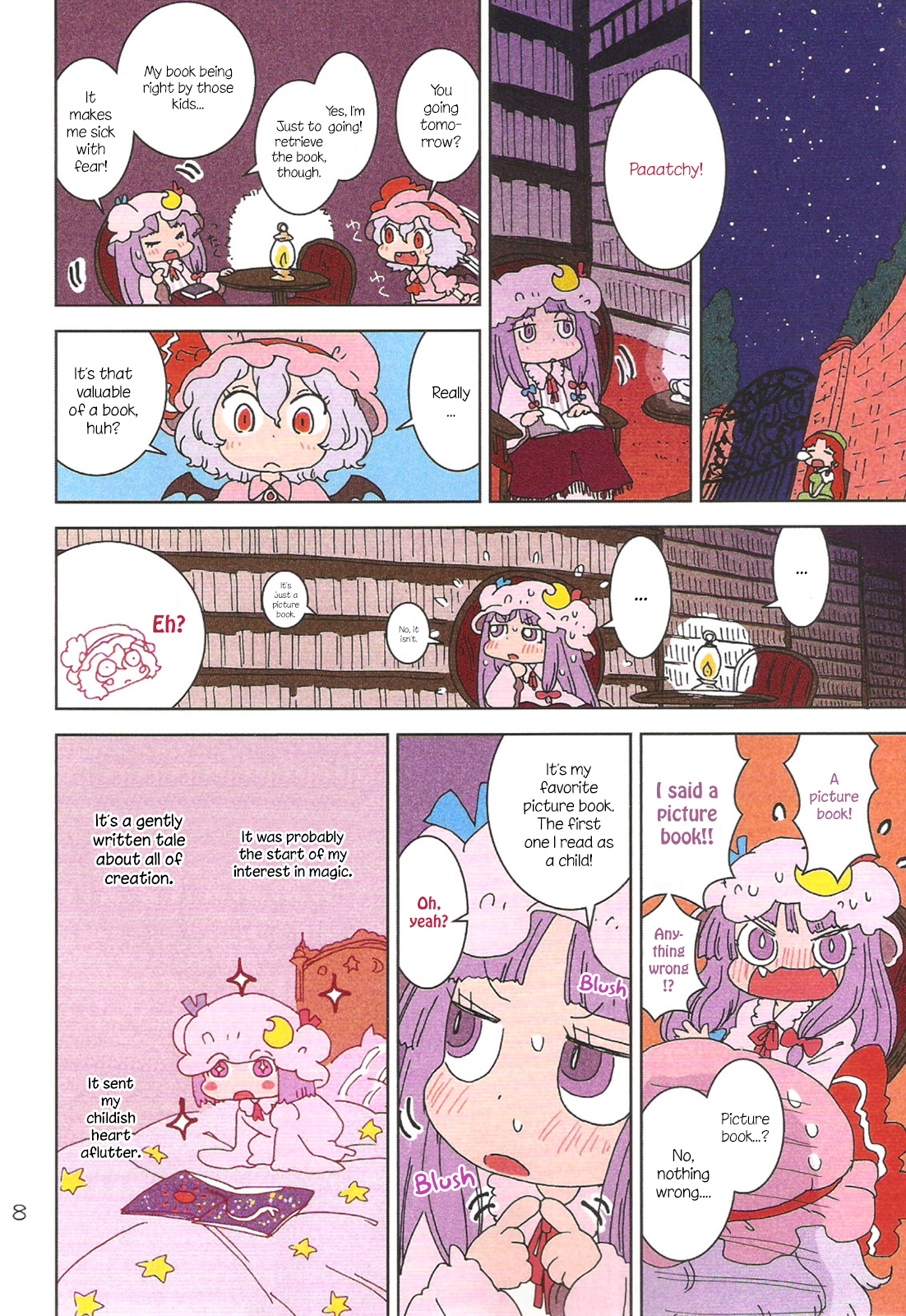 Touhou - Yomikikase Pacche-san (Doujinshi) 第8页