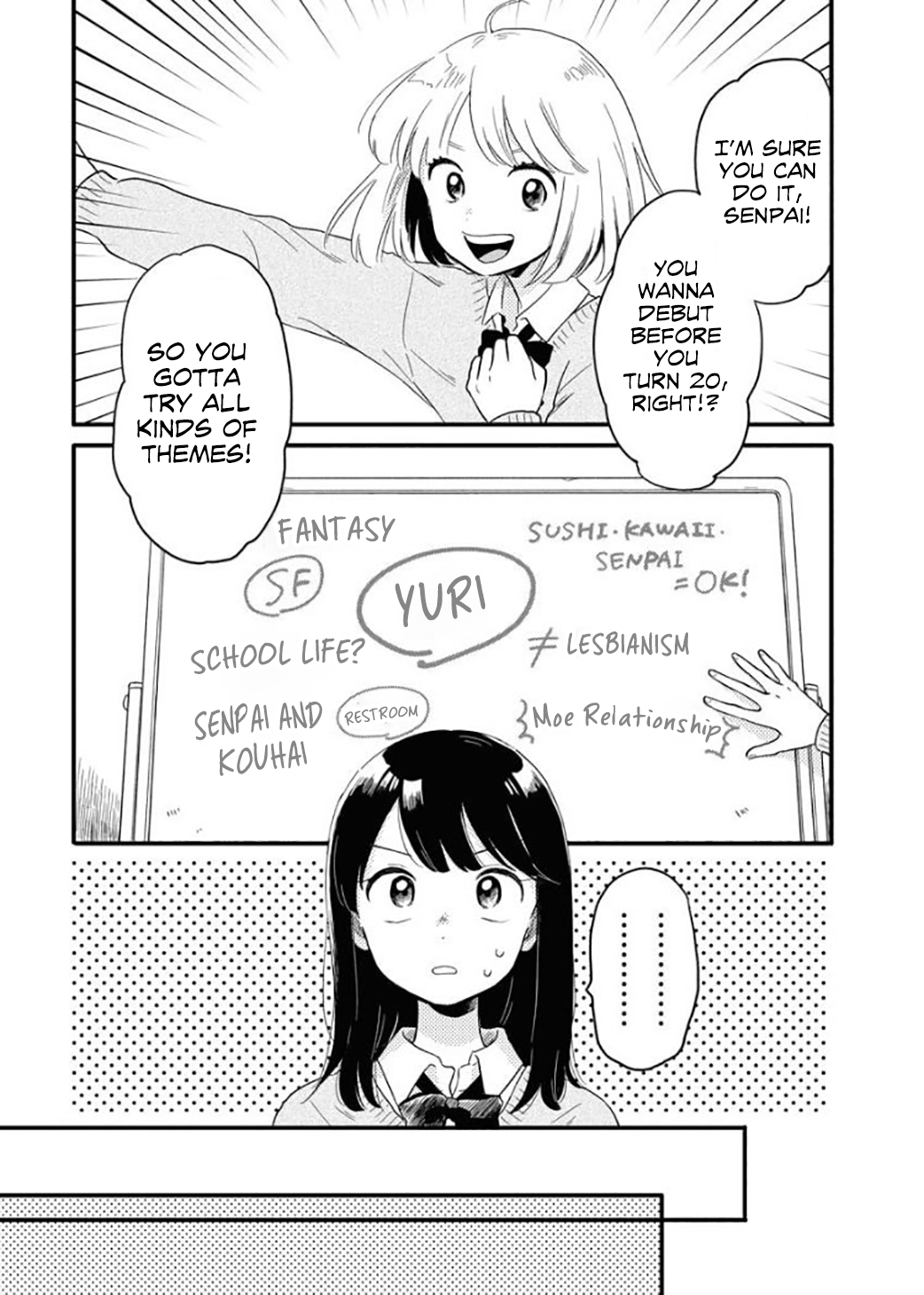 There's No Way I Can Draw Yuri Manga! 第8页