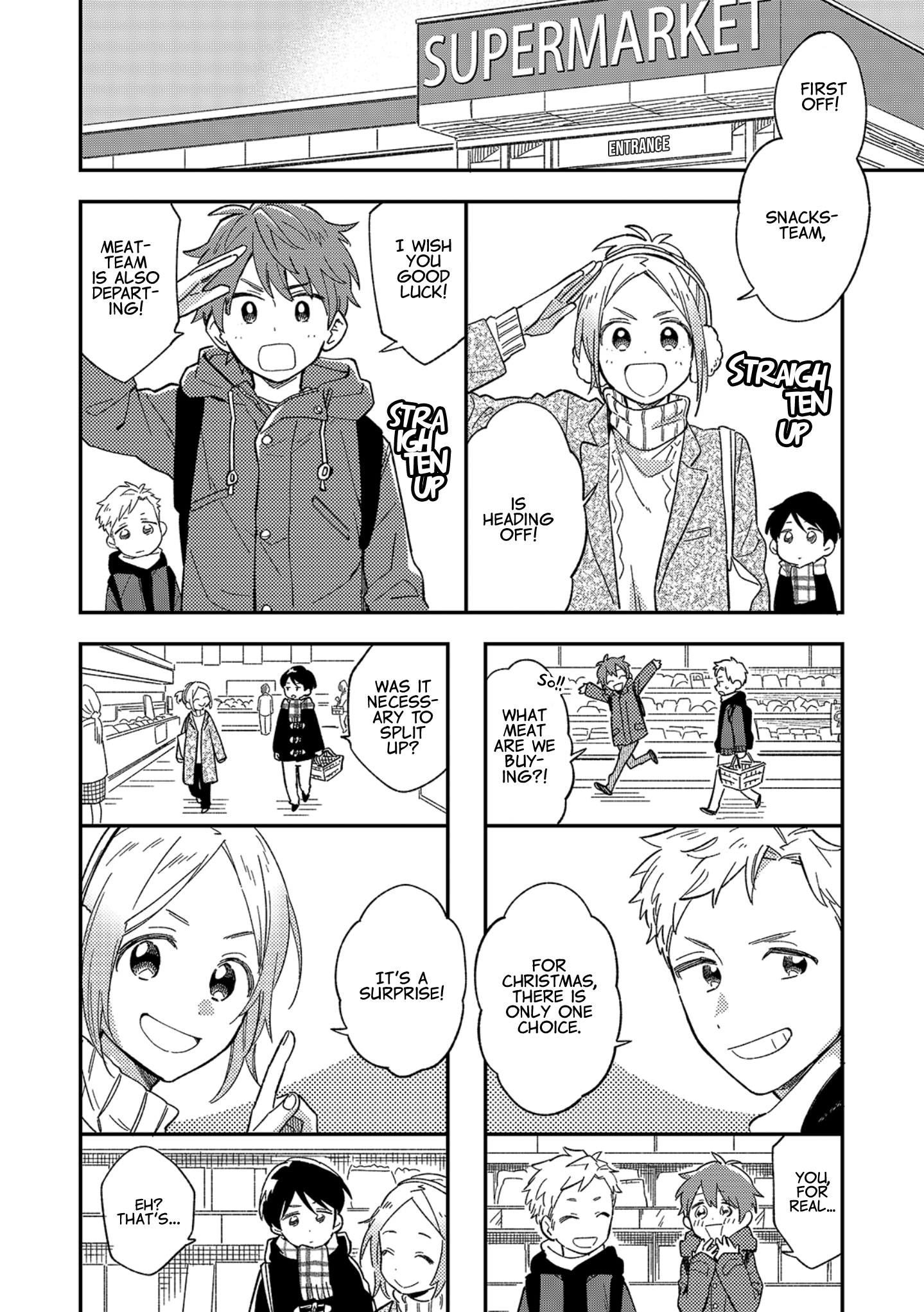 Danshi Koukousei wa Kyou mo Onaka ga Suiteiru Cake styled like Bûche de Noël 第5页
