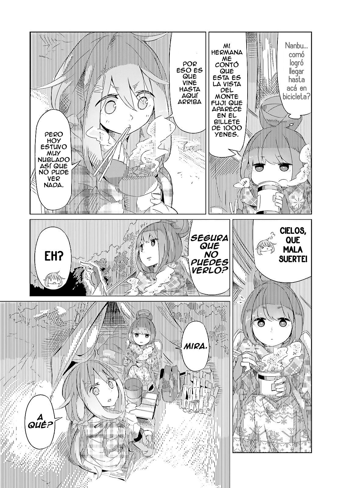 Yuru Camp△ Monte Fuji y Ramen en taza 第27页