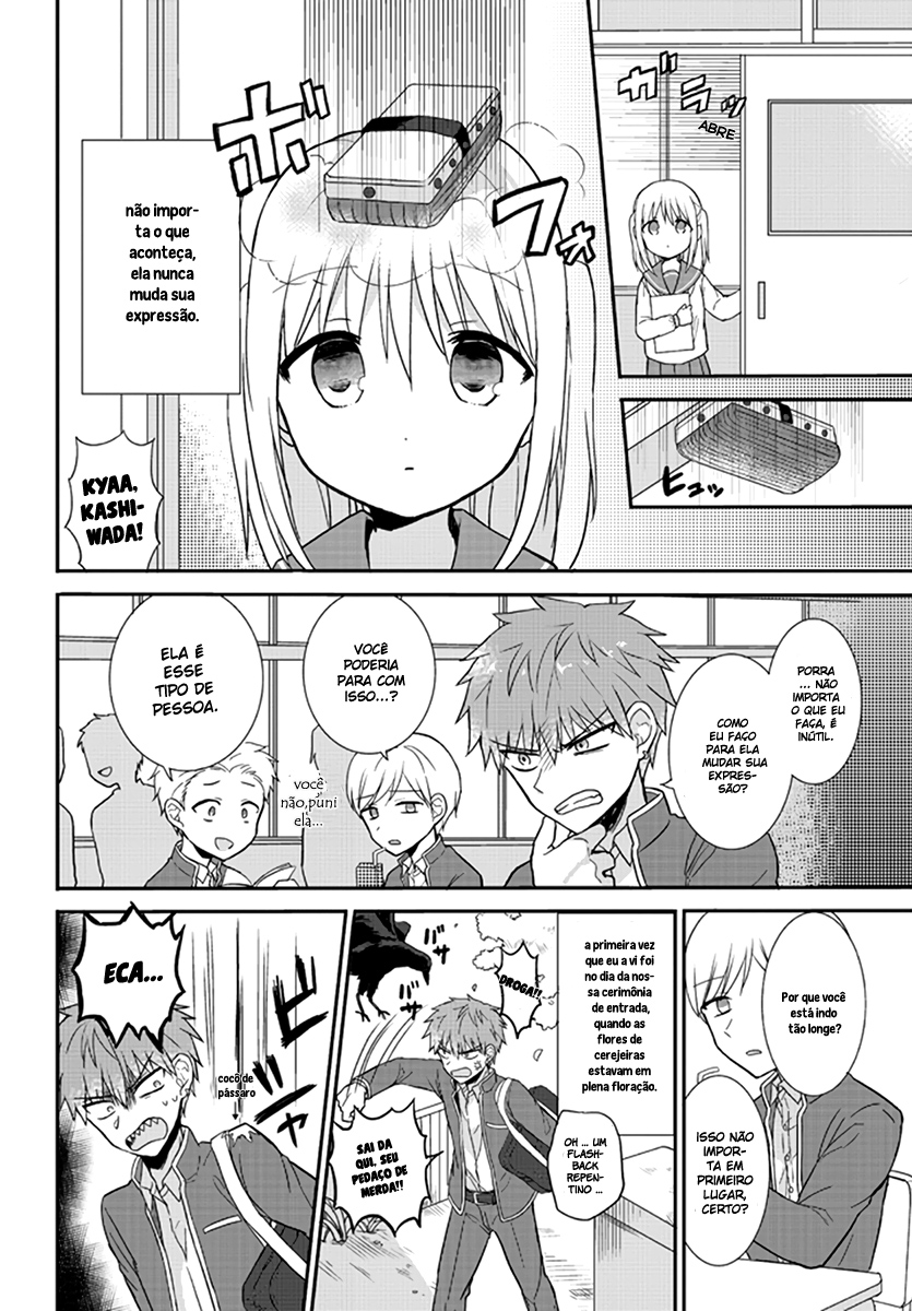 Kao ni Denai Kashiwada-san to Kao ni Deru Oota-kun Pesoas Expressivas e Inexpressivas 第4页
