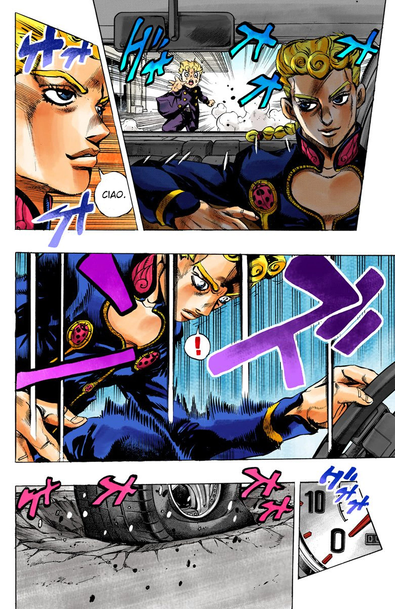JoJo no Kimyou na Bouken Part 5: Ougon no Kaze (Official Colored) Gold Experience parte 1 (Color Español) 第15页