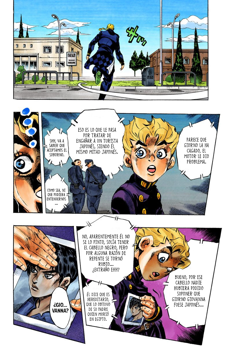 JoJo no Kimyou na Bouken Part 5: Ougon no Kaze (Official Colored) Gold Experience parte 1 (Color Español) 第19页