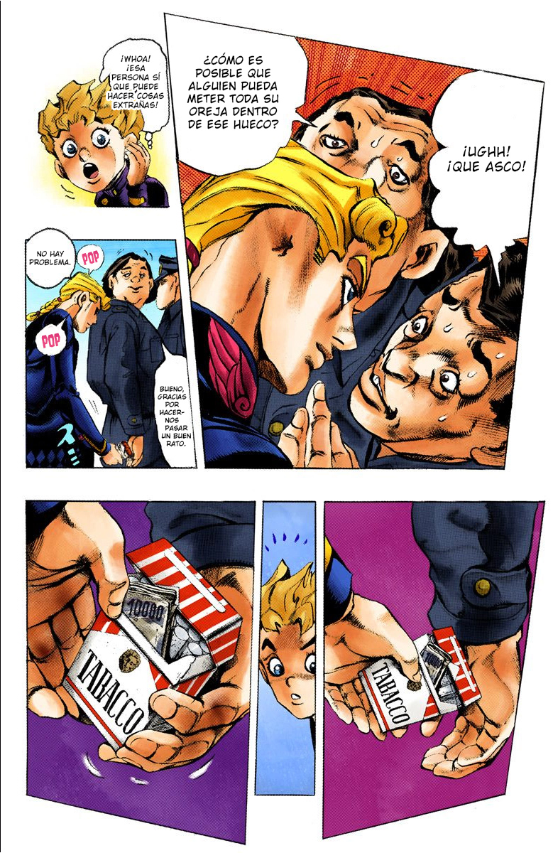 JoJo no Kimyou na Bouken Part 5: Ougon no Kaze (Official Colored) Gold Experience parte 1 (Color Español) 第9页