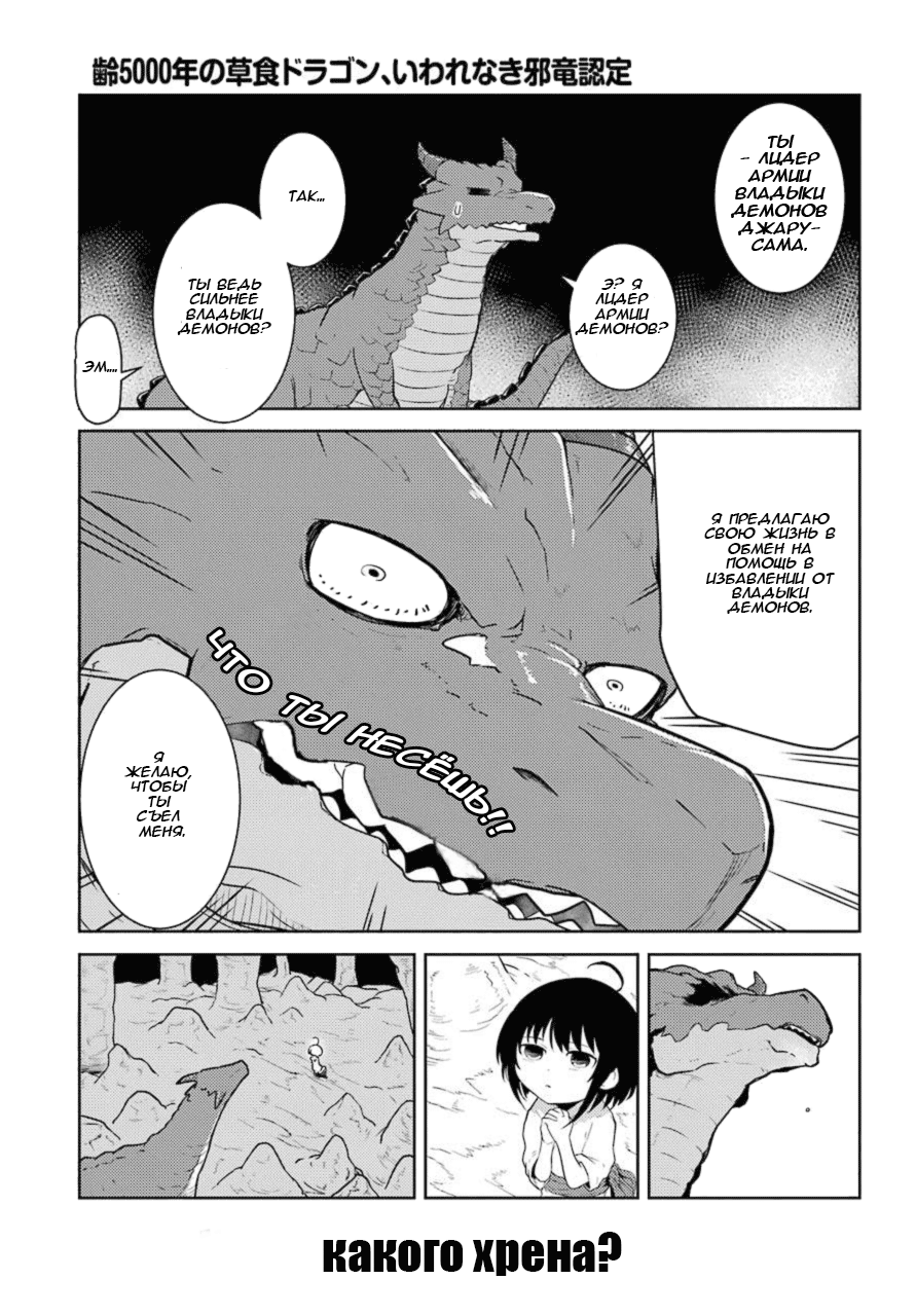 Yowai 5000-nen no Soushoku Dragon, Iware naki Jaryuu Nintei: Yada Kono Ikenie, Hito no Hanashi wo Kiite Kurenai Vol. 1 Ch. 1 第5页