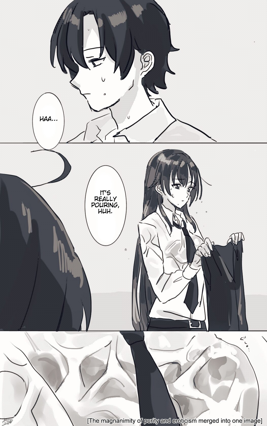 Yahari Ore no Seishun Love Come wa Machigatteiru - Hiratsu Kawaii Shizu Kawaii (Doujinshi) Hiratsuka-sensei's rainy day 第1页