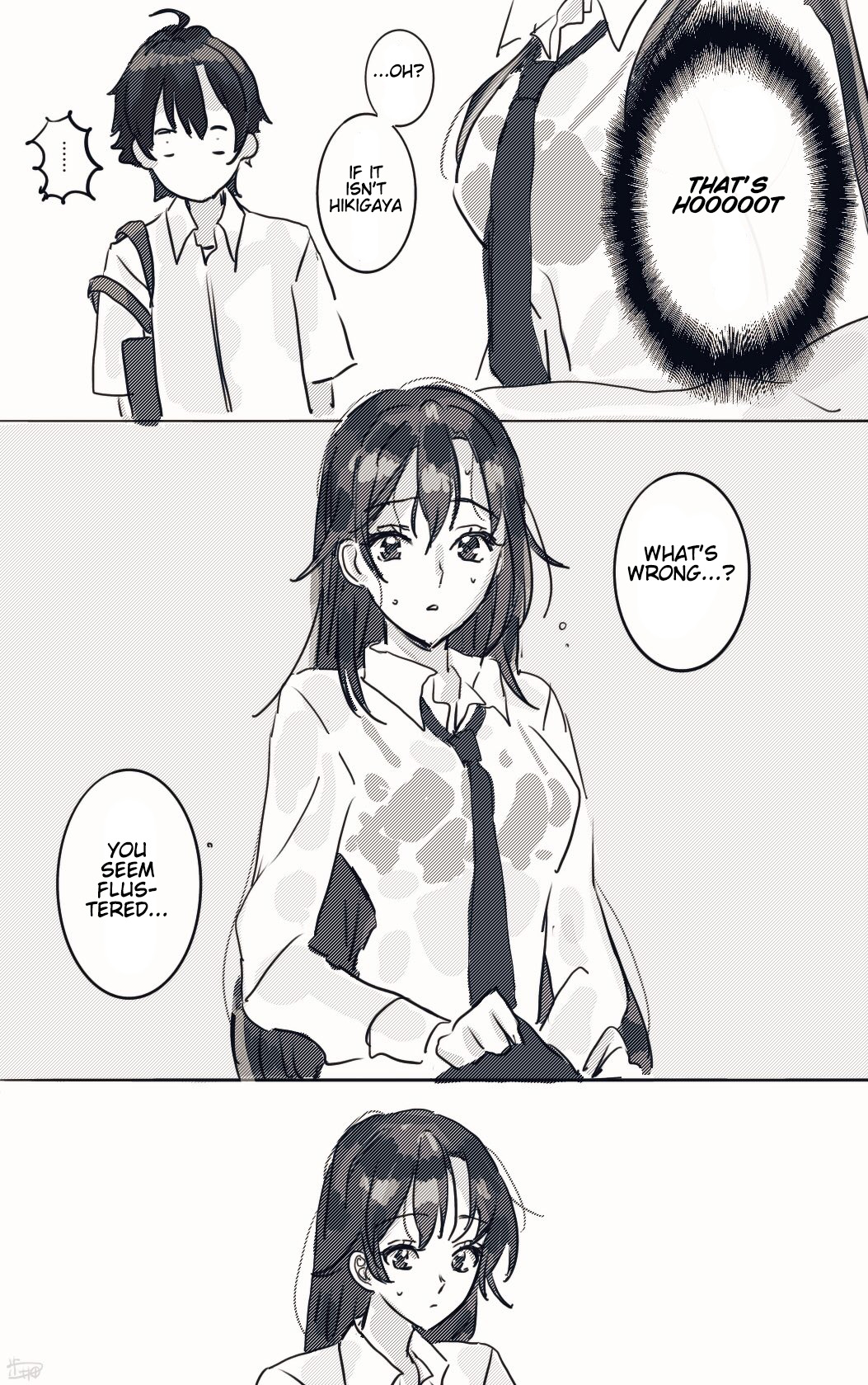Yahari Ore no Seishun Love Come wa Machigatteiru - Hiratsu Kawaii Shizu Kawaii (Doujinshi) Hiratsuka-sensei's rainy day 第2页