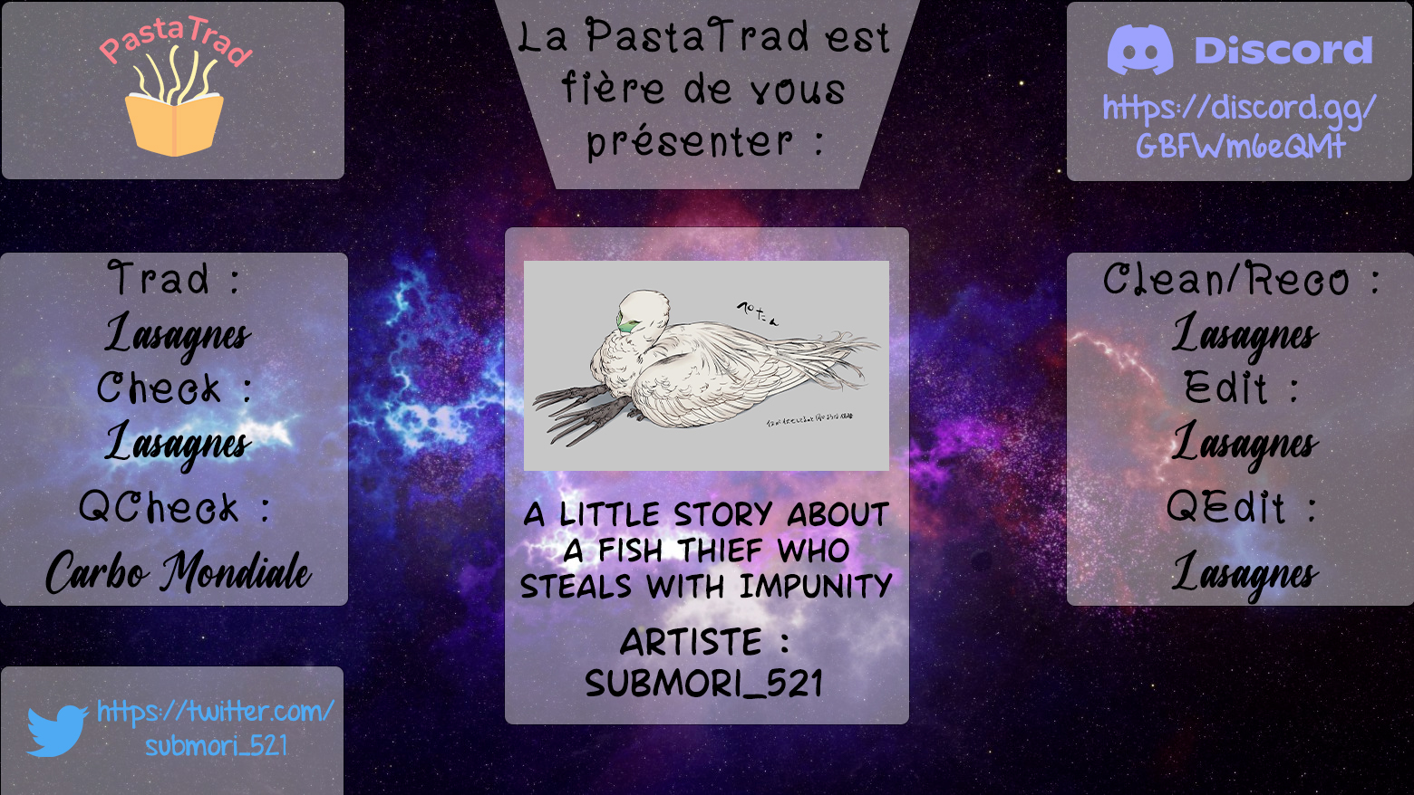 A Little Story about a Fish Thief who Steals with Impunity One Shot 第1页