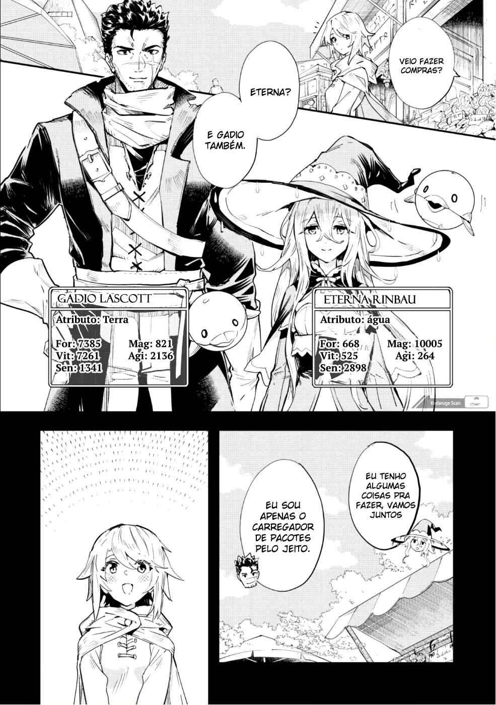 "Omae Gotoki ga Maou ni Kateru to Omouna" to Yuusha Party wo Tsuihou sareta node, Outo de Kimama ni Kurashitai the Comic A maldição abençoada 第20页