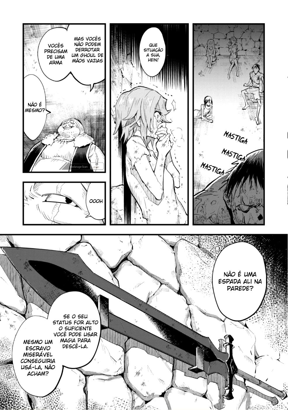 "Omae Gotoki ga Maou ni Kateru to Omouna" to Yuusha Party wo Tsuihou sareta node, Outo de Kimama ni Kurashitai the Comic A maldição abençoada 第24页