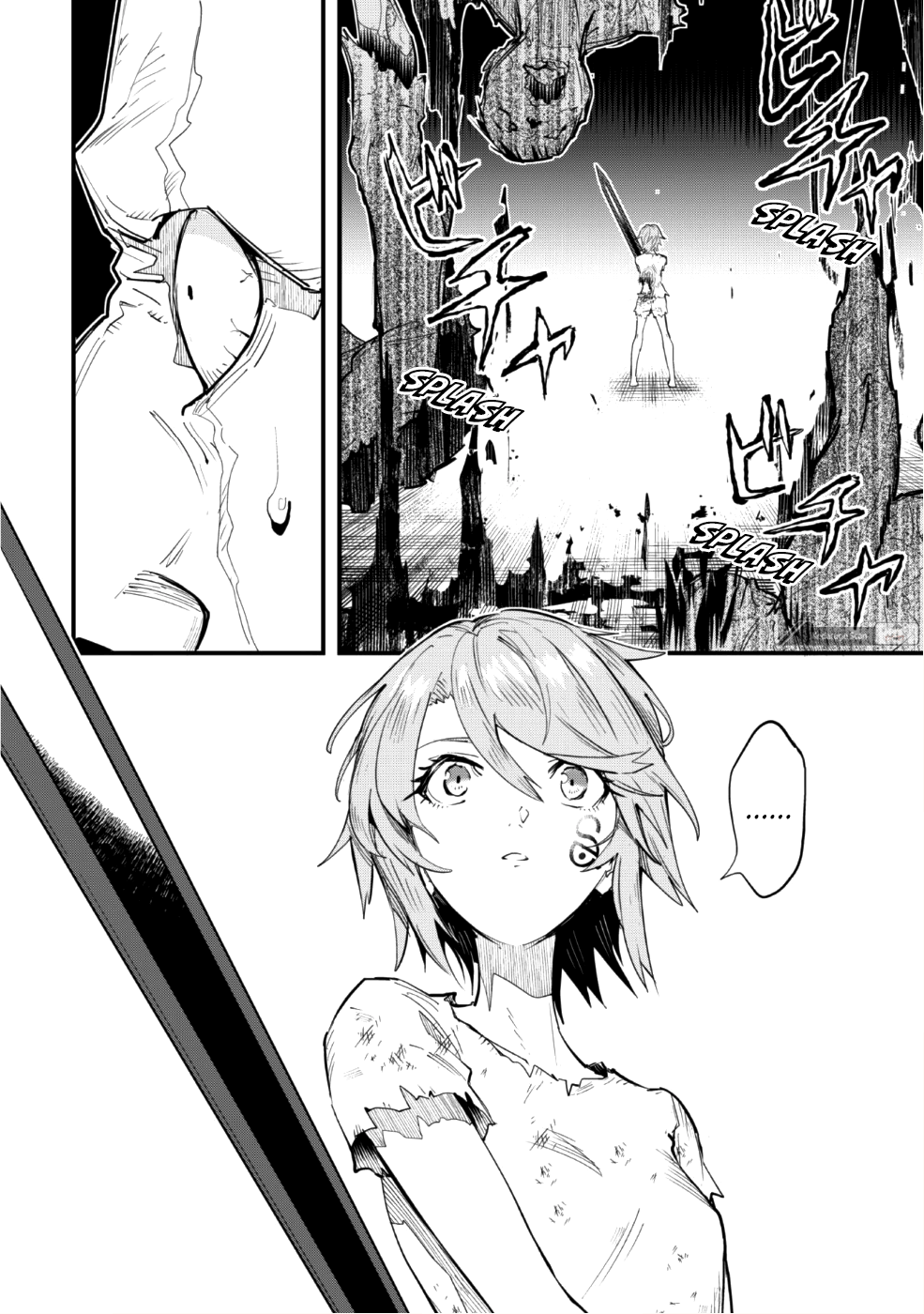 "Omae Gotoki ga Maou ni Kateru to Omouna" to Yuusha Party wo Tsuihou sareta node, Outo de Kimama ni Kurashitai the Comic A maldição abençoada 第39页