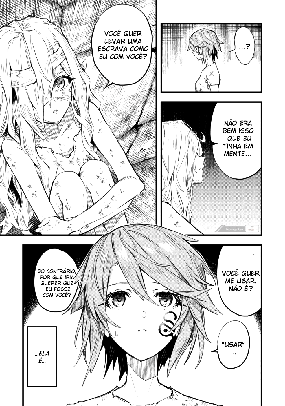 "Omae Gotoki ga Maou ni Kateru to Omouna" to Yuusha Party wo Tsuihou sareta node, Outo de Kimama ni Kurashitai the Comic A maldição abençoada 第45页
