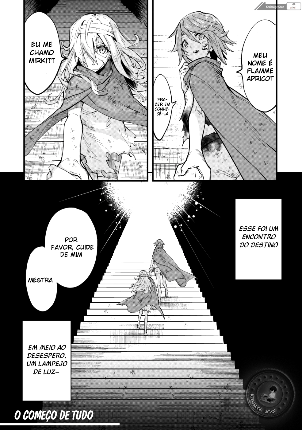 "Omae Gotoki ga Maou ni Kateru to Omouna" to Yuusha Party wo Tsuihou sareta node, Outo de Kimama ni Kurashitai the Comic A maldição abençoada 第48页