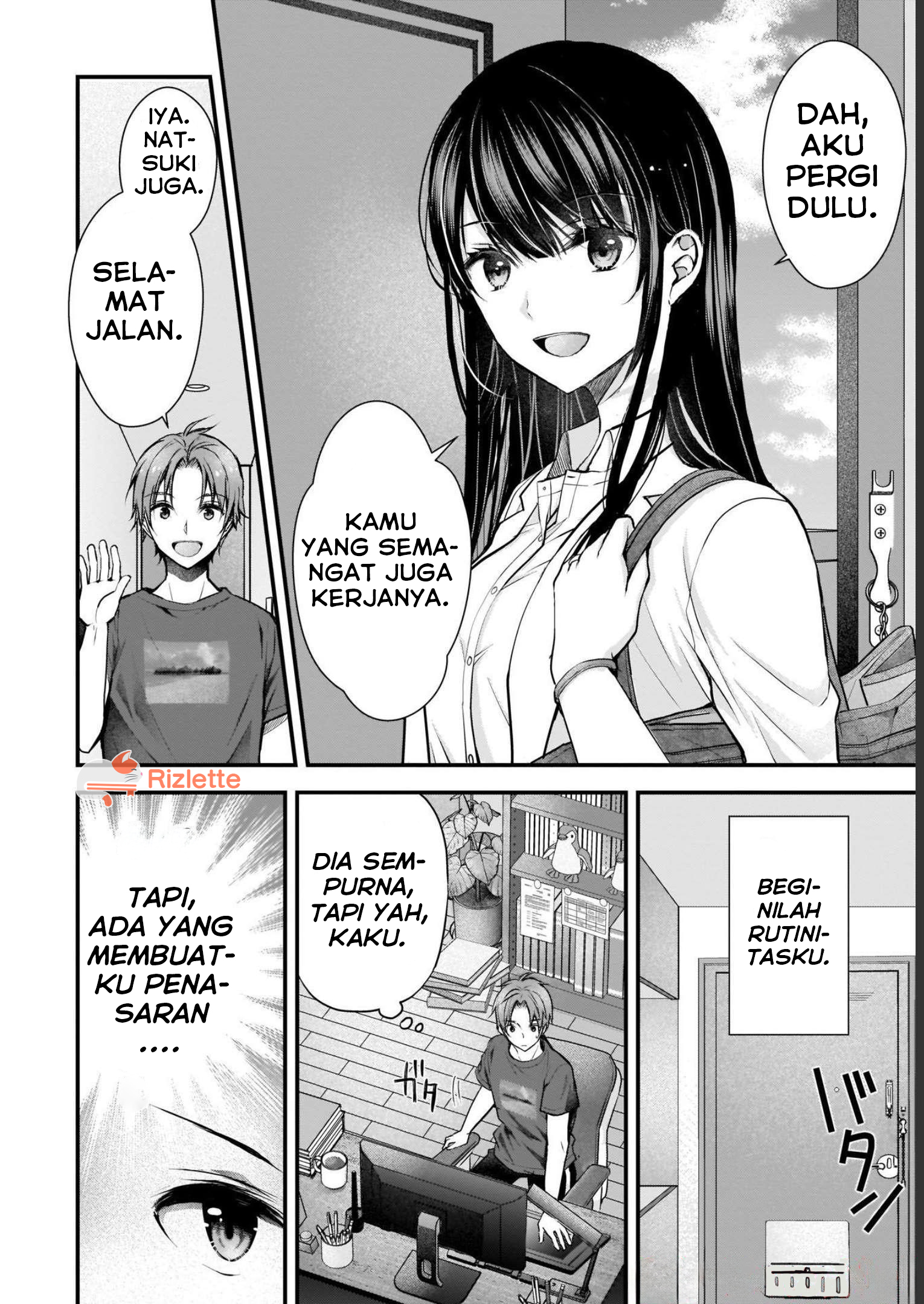 Tsuma ga Kanpeki Sugiru no de, Chotto Midashite Ii desu ka? Bab 1: Kecupan Sebelum Berangkat 第5页
