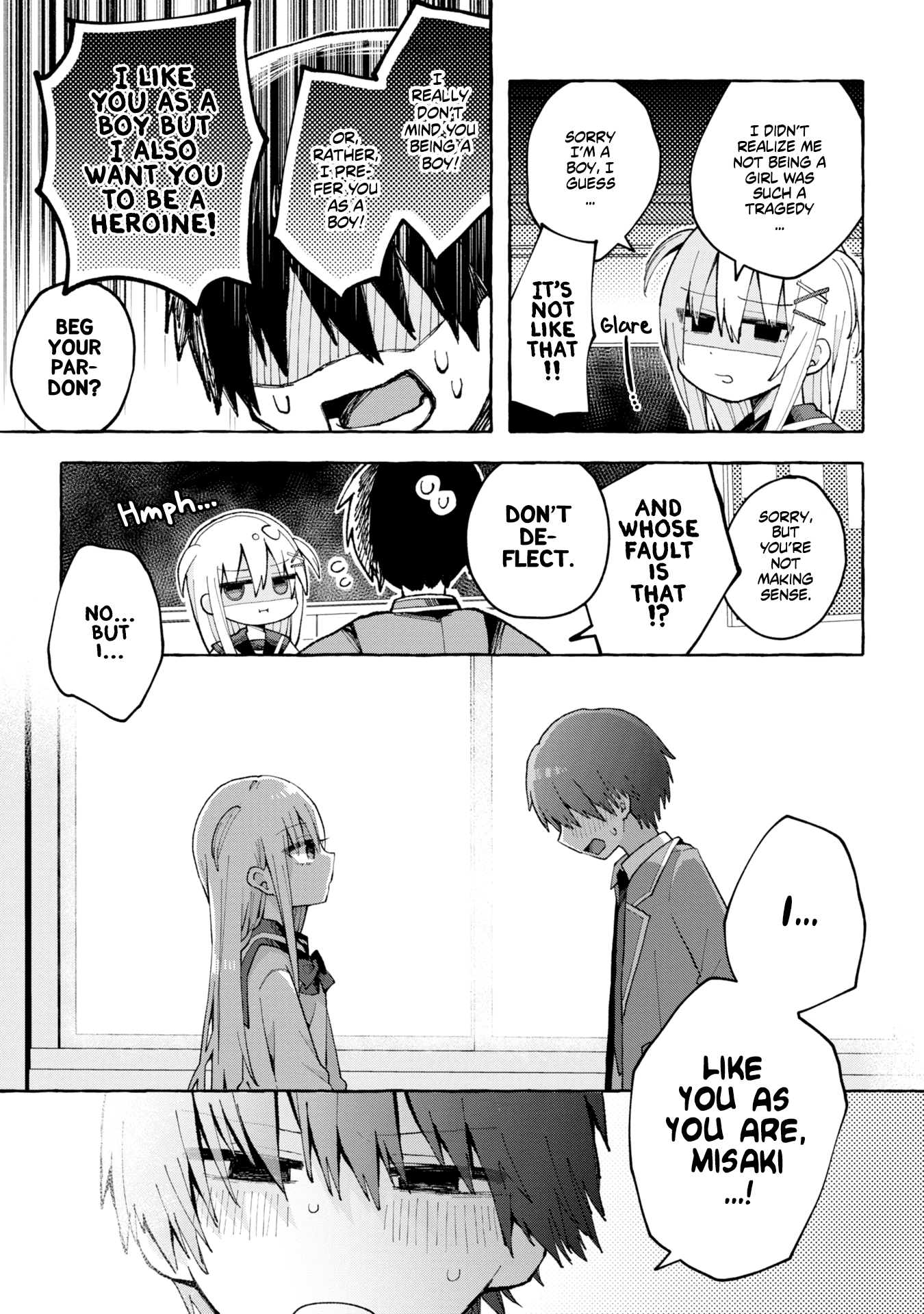 Misaki-kun wa Kouryaku Chara Janai (Pre-Serialization) Misaki and the Three Heroines 第9页