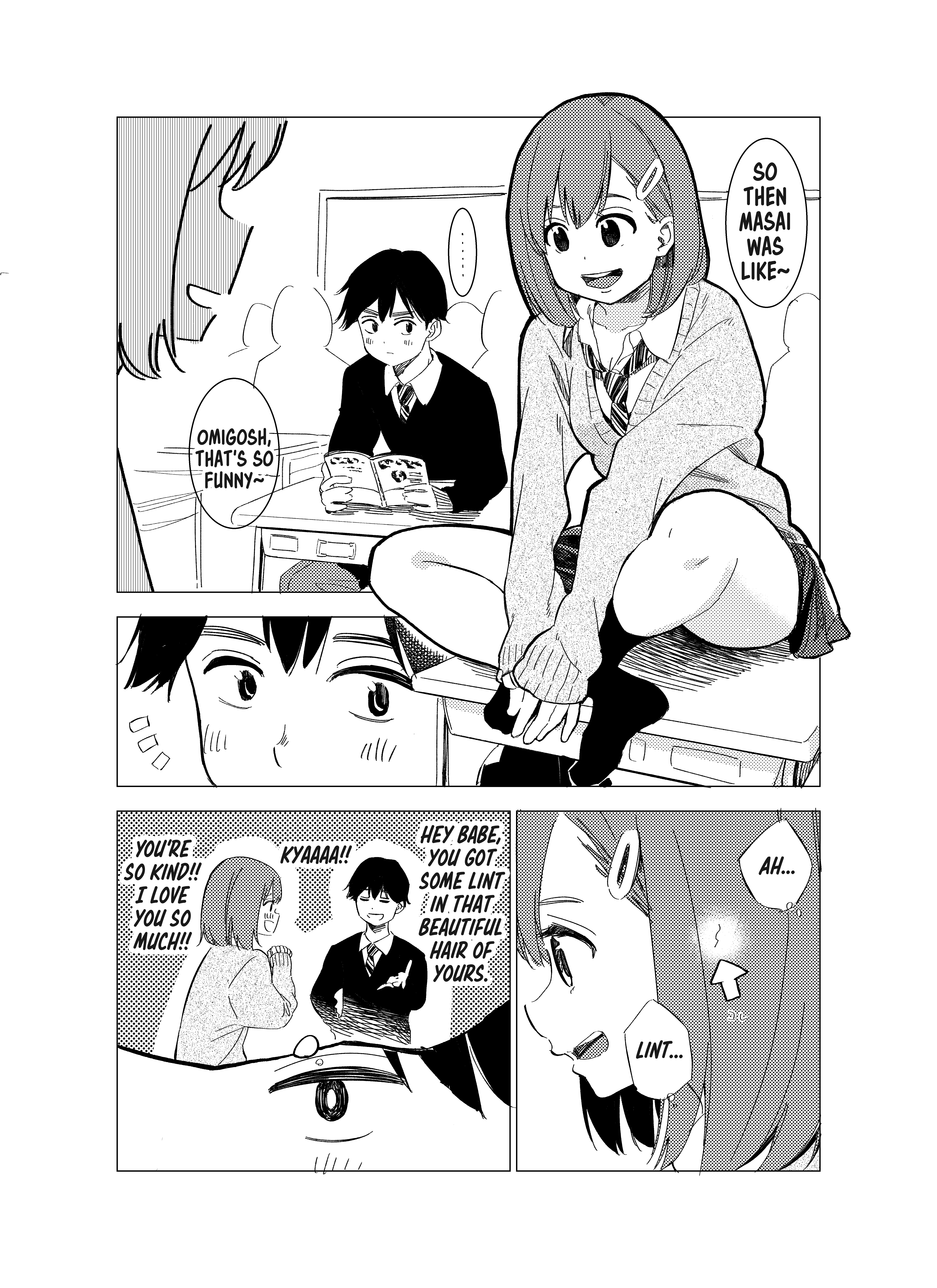 Morishita-san is Only Gentle When He's Asleep. 第1页
