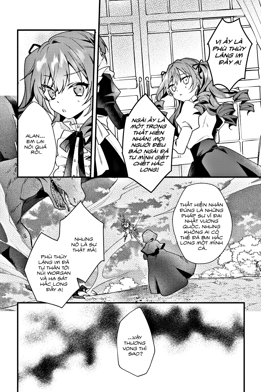 Silent Witch: Chinmoku no Majo no Kakushigoto Prologue: Hắc Long Núi Worgan 第8页
