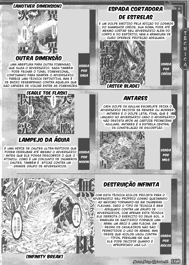 Saint Seiya: Episode G Galaxian Encyclopedia Glossário 第2页