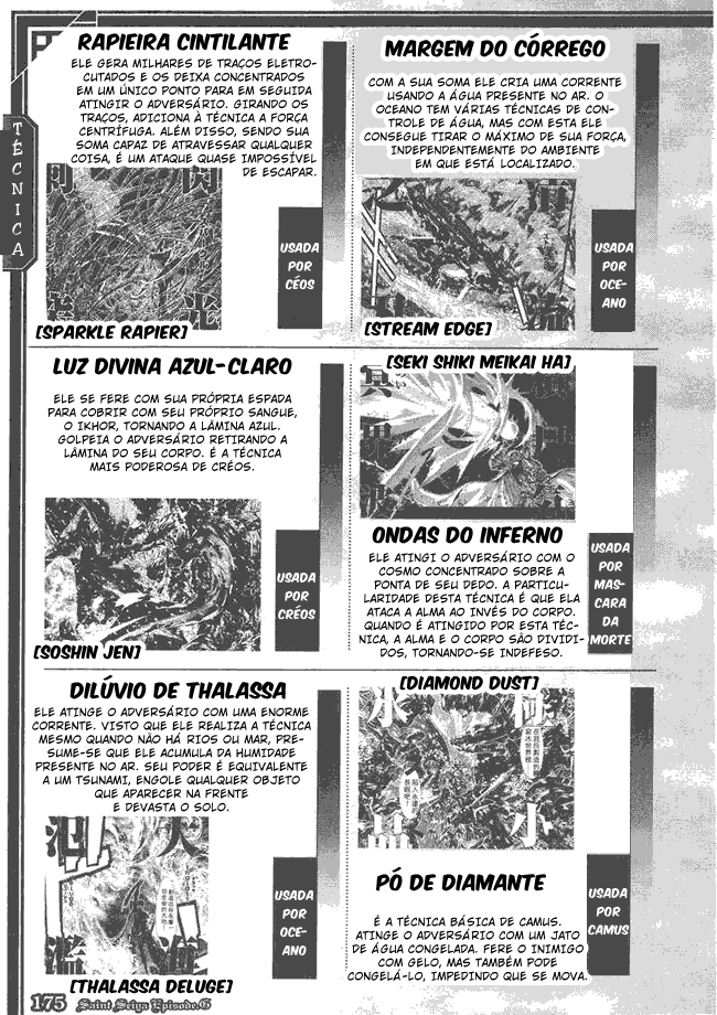 Saint Seiya: Episode G Galaxian Encyclopedia Glossário 第9页