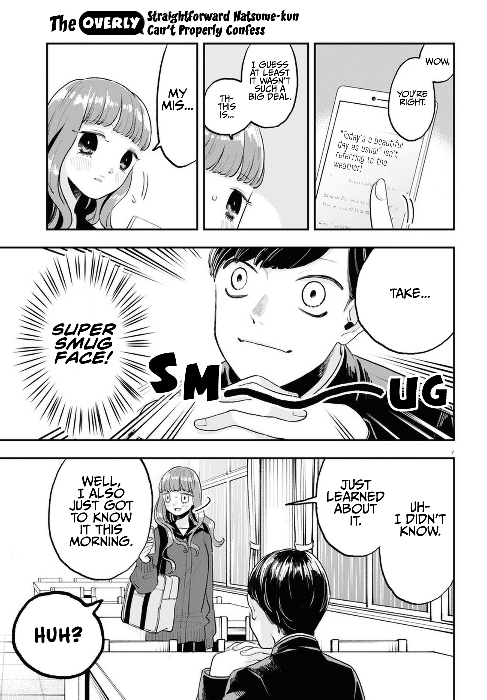 The Overly Straightforward Natsume-kun Can't Properly Confess Essence 第7页