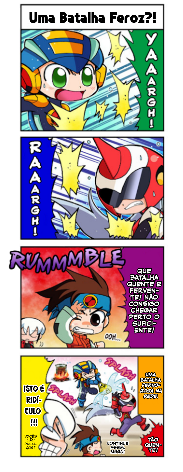 Mega Man Battle Network Operate Shooting Star 4Koma Manga 第2页