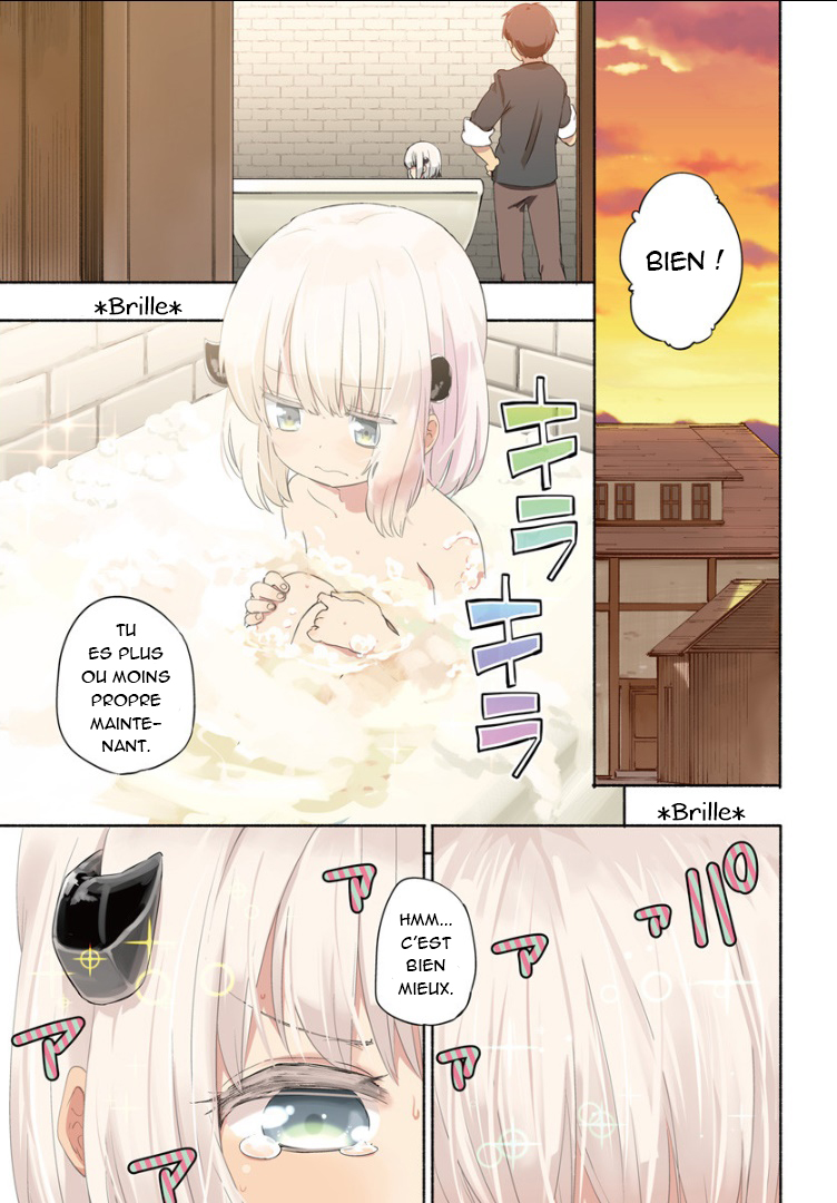 Uchi no Ko no Tame naraba, Ore wa Moshikashitara Maou mo Taoseru kamo Shirenai. Rencontre entre le jeune homme et la fillette 第4页