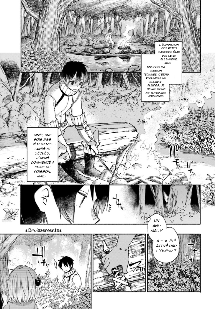 Uchi no Ko no Tame naraba, Ore wa Moshikashitara Maou mo Taoseru kamo Shirenai. Rencontre entre le jeune homme et la fillette 第7页