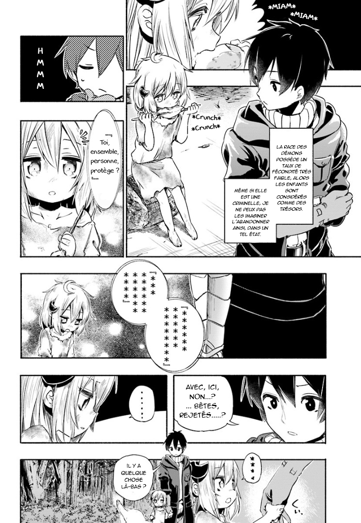Uchi no Ko no Tame naraba, Ore wa Moshikashitara Maou mo Taoseru kamo Shirenai. Rencontre entre le jeune homme et la fillette 第10页