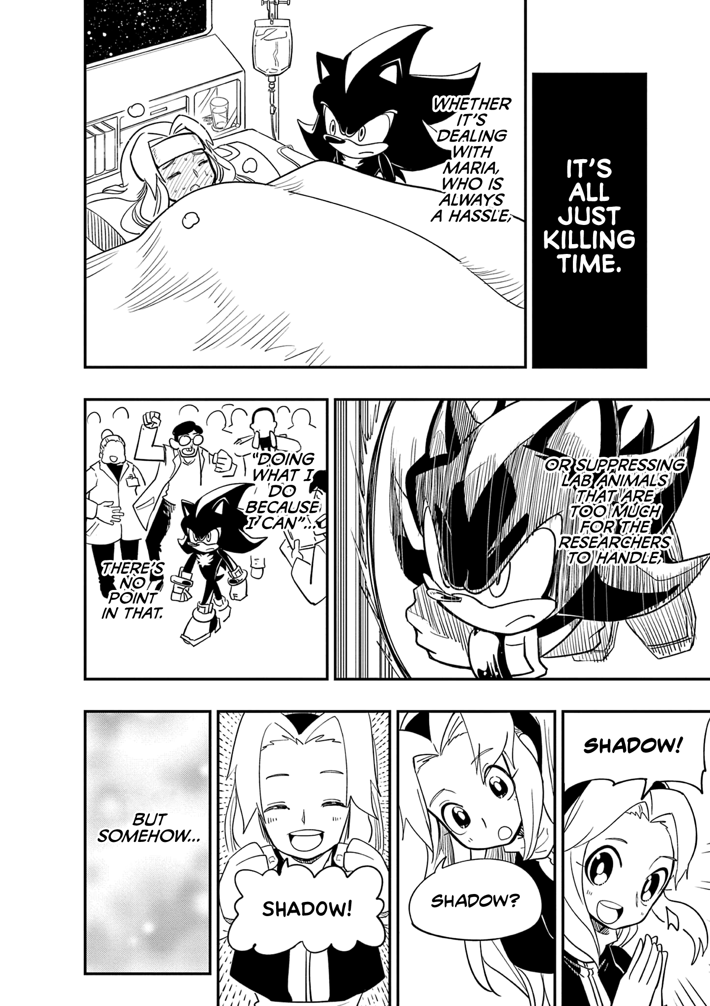 The Jet Black Hedgehog: Shadow the Hedgehog Shadow and Maria 第18页