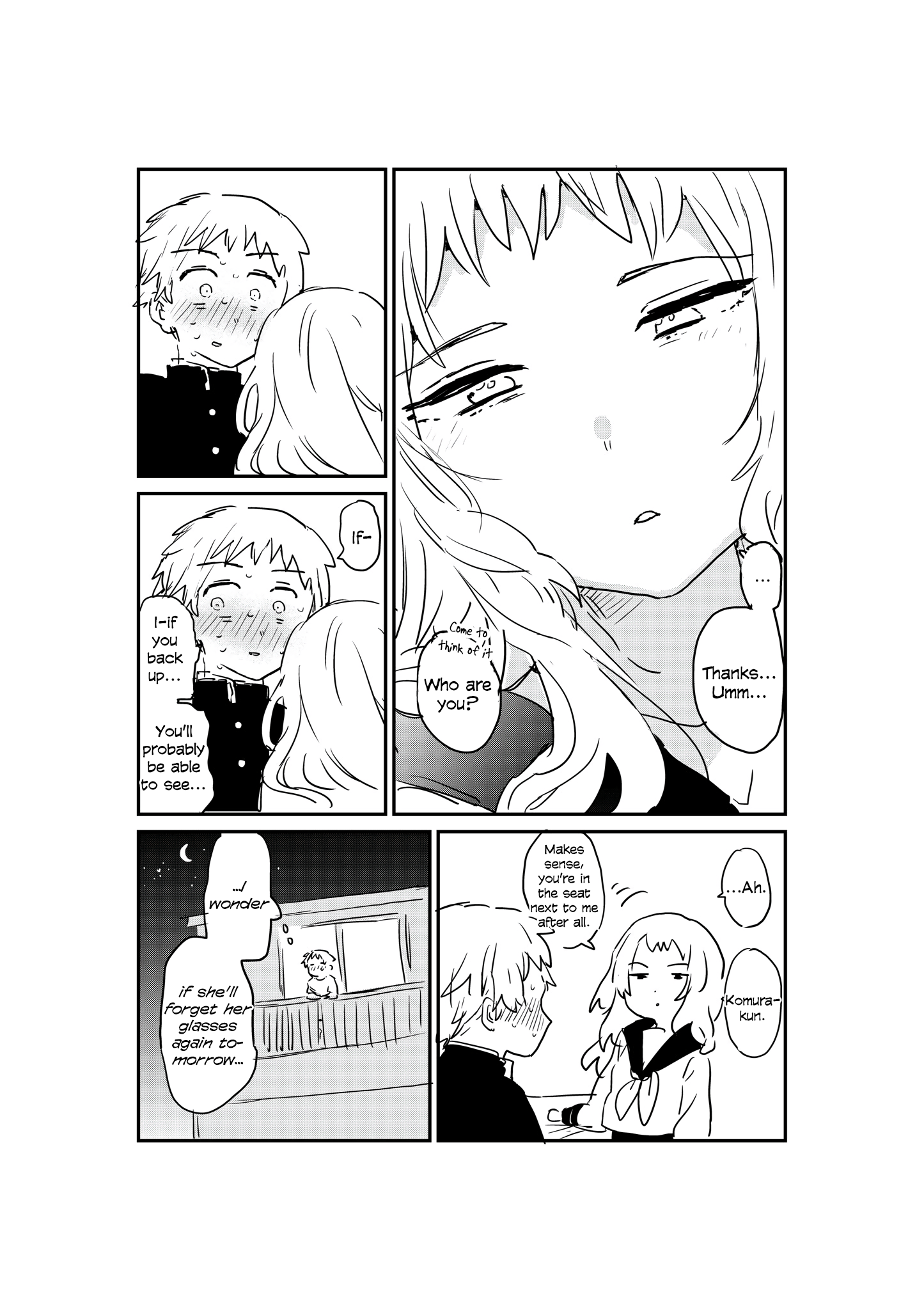 The Girl I Like Forgot Her Glasses (Pre-Serialization) 第4页