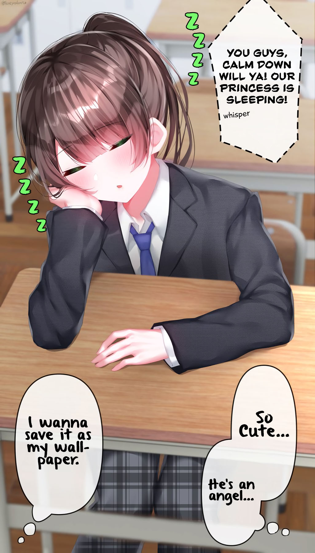 Princess♂ of the All Boys School (Napping) 第1页