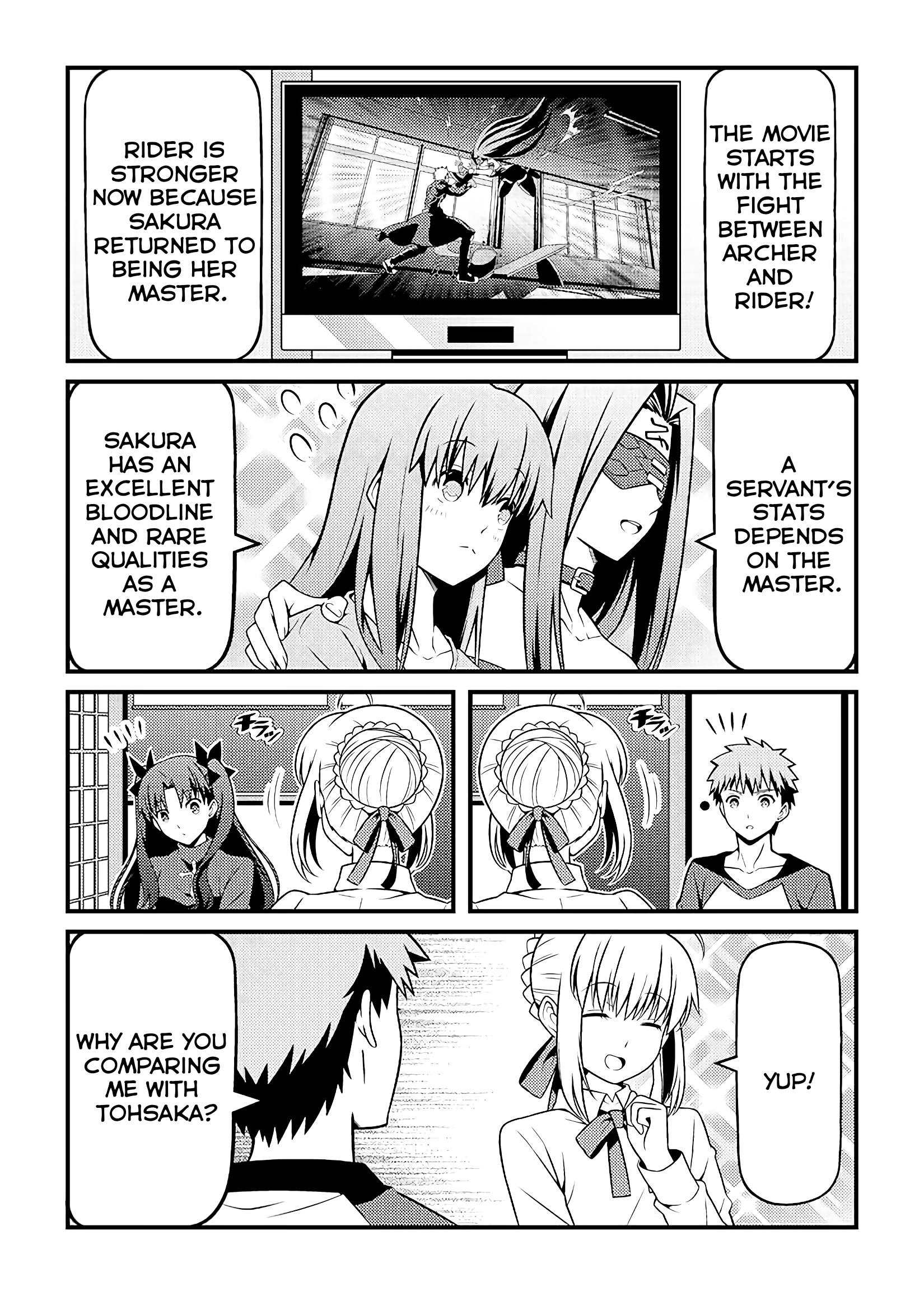 Saber Watches Unlimited Blade Works Extra: Saber-san watches Heaven's Feel: Lost Butterfly 第4页