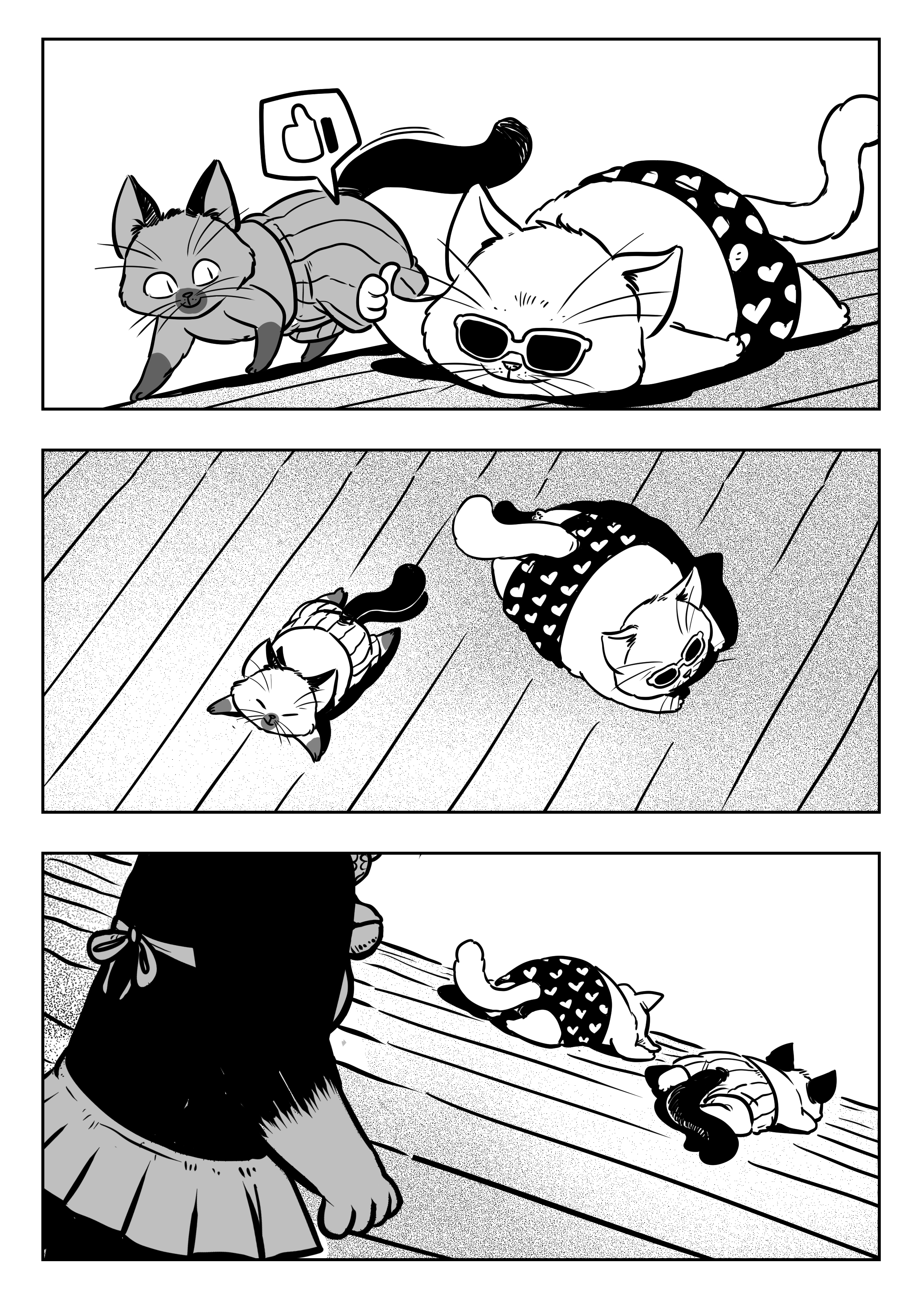 Neko Town Sunbathing in Neko Town 第2页