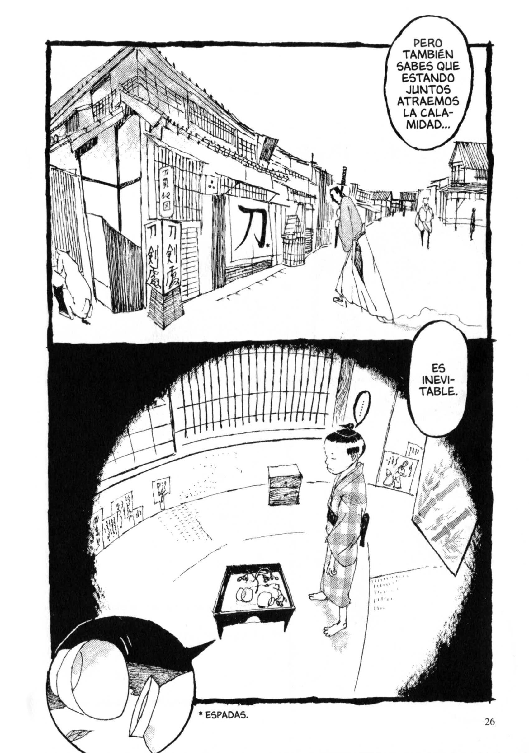 Bamboo Samurai Según afirman los gatos, ese hombre despide un olor siniestro 第32页