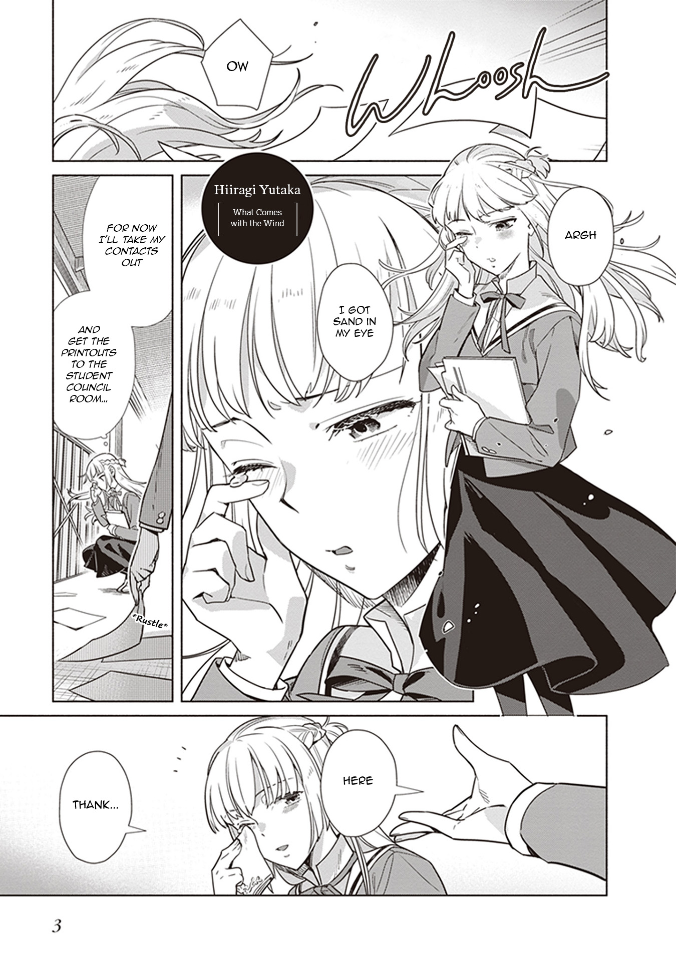 Yagate Kimi ni Naru Koushiki Comic AnthologyBloom Into You Anthology What Comes with the Wind 第3页