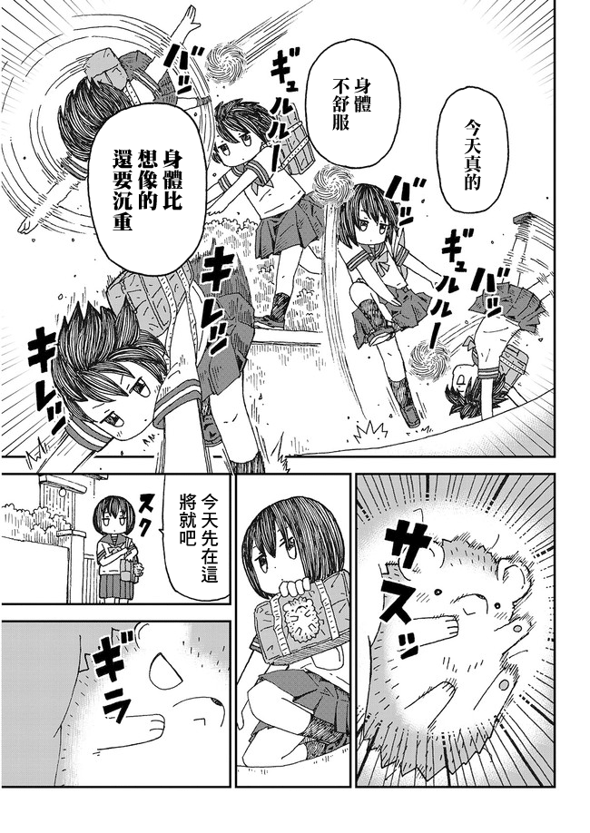 Yutsu -chan wa harinezumi ka sasatteru 身體不舒服 第3页