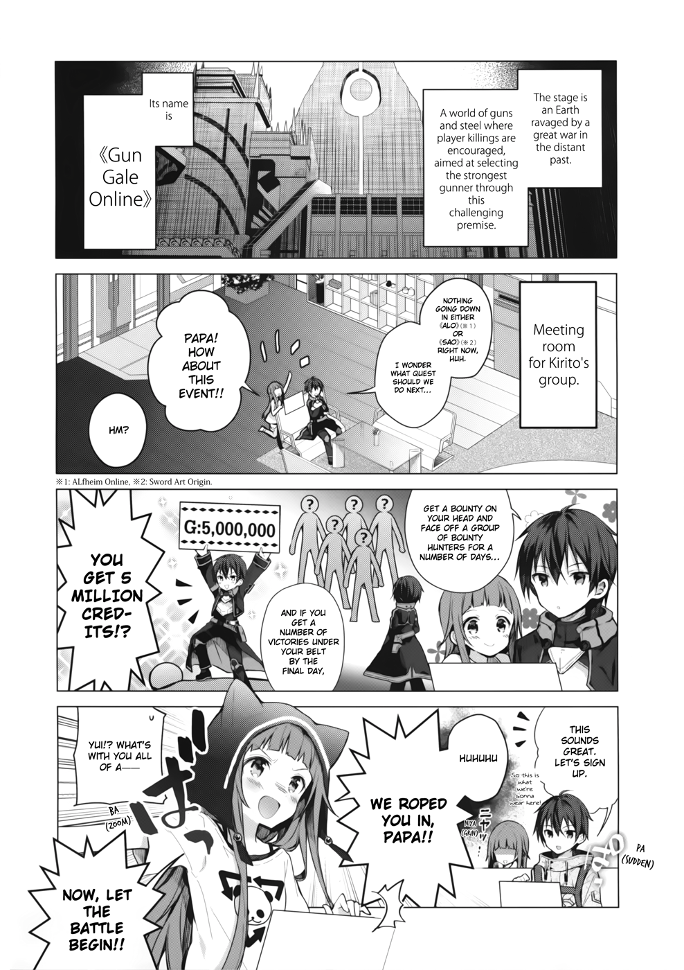 Sword Art Online - Kirito's Gun Gale Wars 第2页
