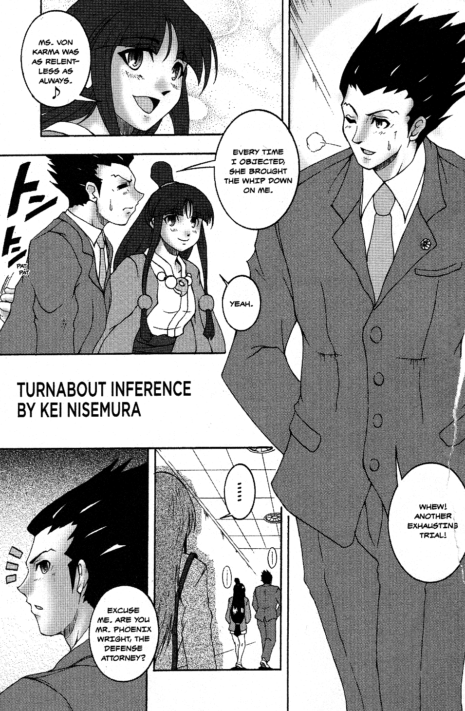 Gyakuten Saiban Official Anthology Comic: Naruhodou-hen Turnabout Inference - by Kei Nisemura 第1页