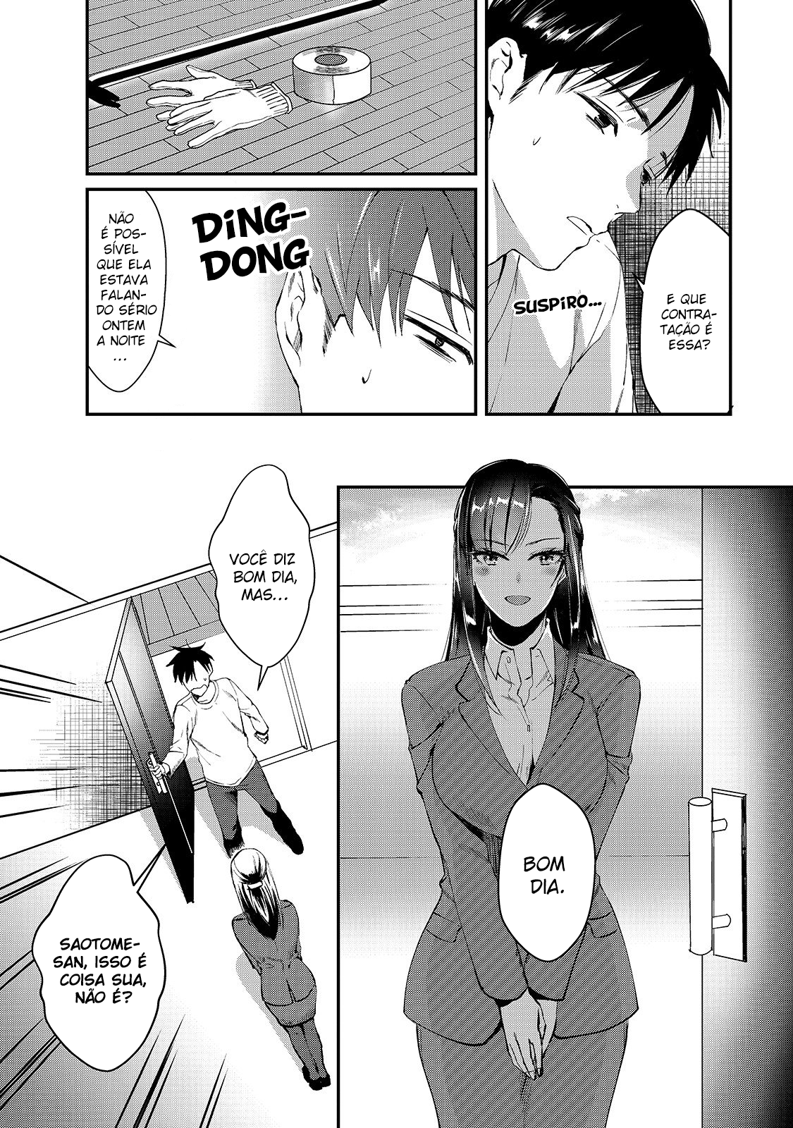Tsuki 50-man Moratte mo Ikigai no nai Tonari no Onee-san ni 30-man de Yatowarete "Okaeri" tte Iu Oshigoto ga Tanoshii Saotome-san da Casa ao Lado 第27页