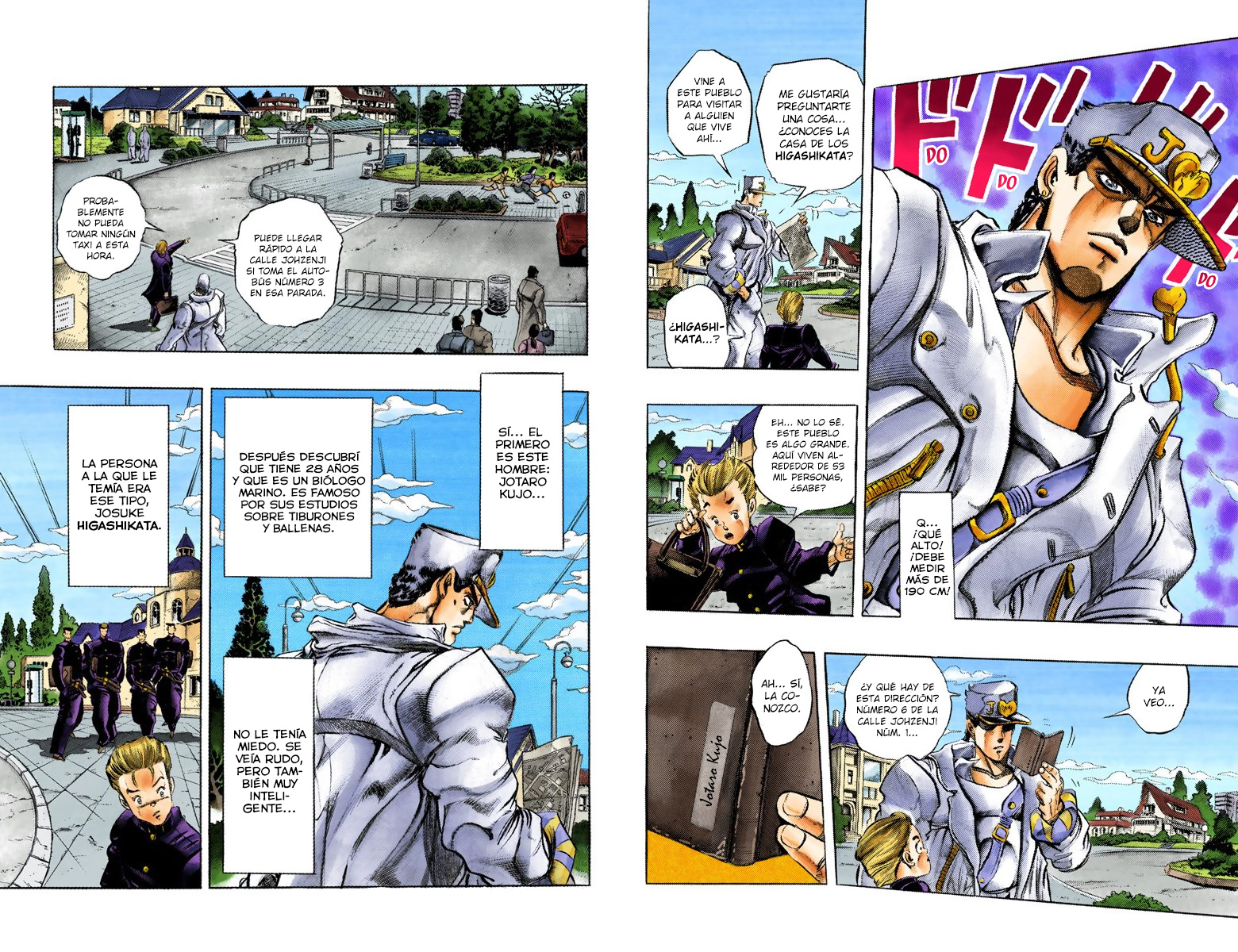 JoJo's Bizarre Adventure, Part 4: Diamond Is Unbreakable (Official Colored) ¡Jotaro Kujo conoce a Josuke Higashikata! - Parte 1 第5页