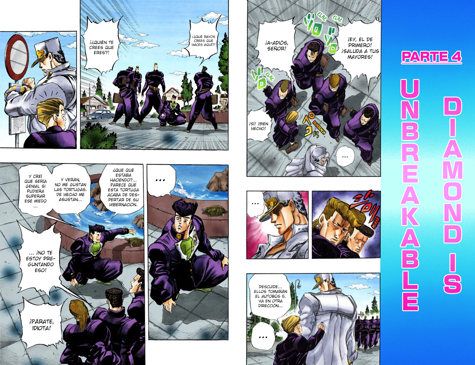 JoJo's Bizarre Adventure, Part 4: Diamond Is Unbreakable (Official Colored) ¡Jotaro Kujo conoce a Josuke Higashikata! - Parte 1 第6页