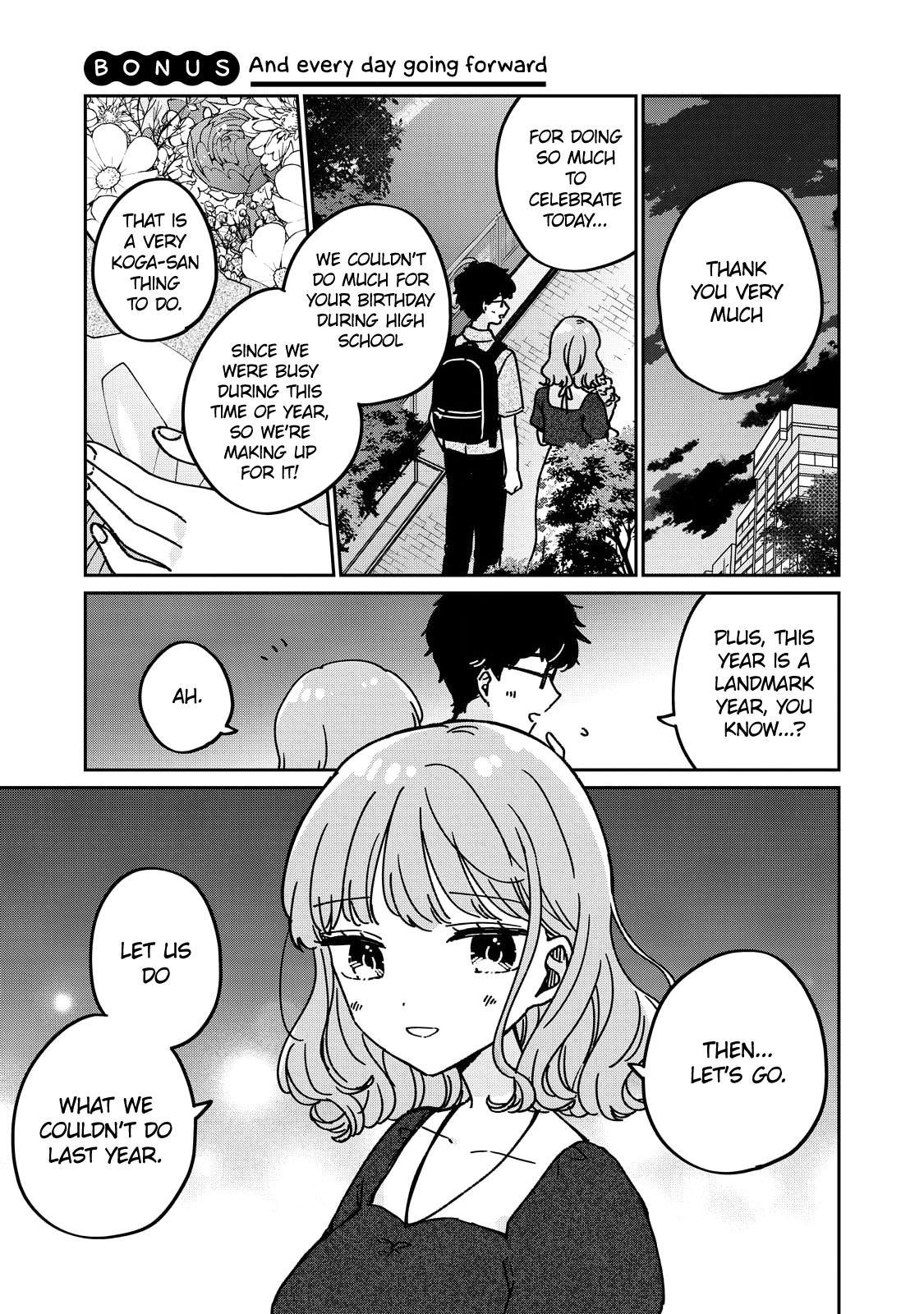 Meguro-san wa Hajimete ja Nai And every day going forward 第2页