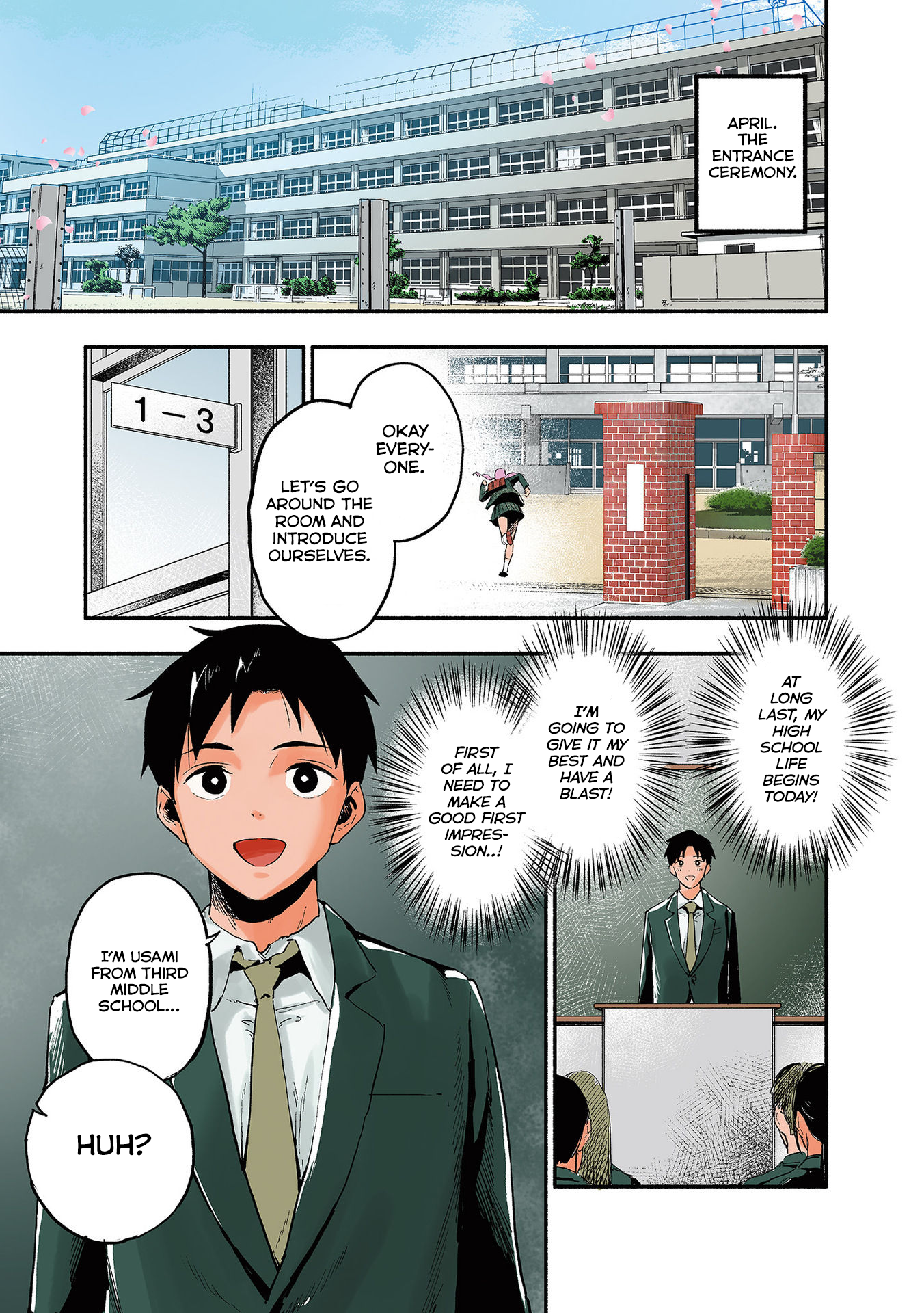 Kyojiri no Nirugame-chan to Usami-kun 第1页