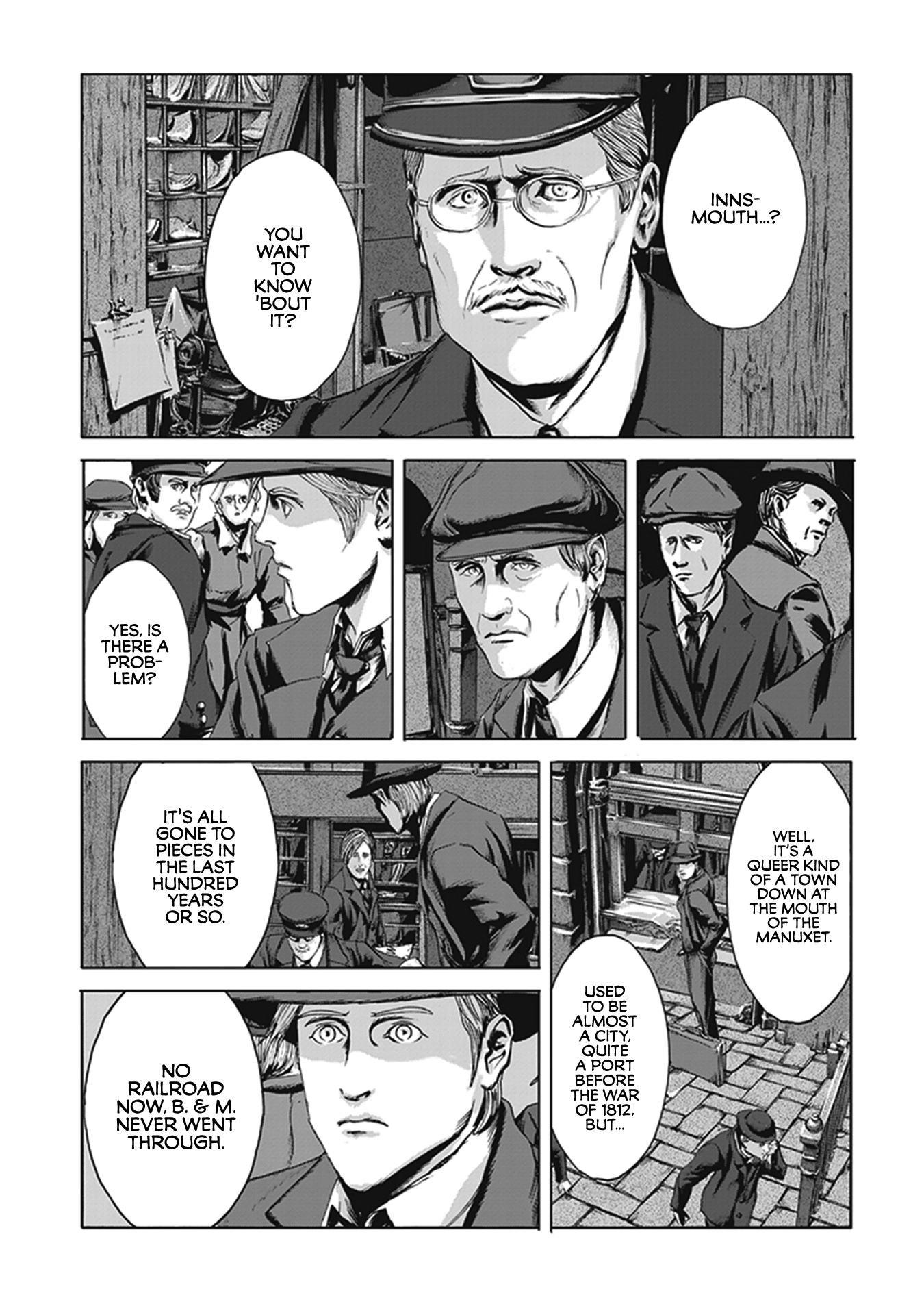 H. P. Lovecraft's The Shadow Over Innsmouth Vol. 1 Ch. 1 第18页