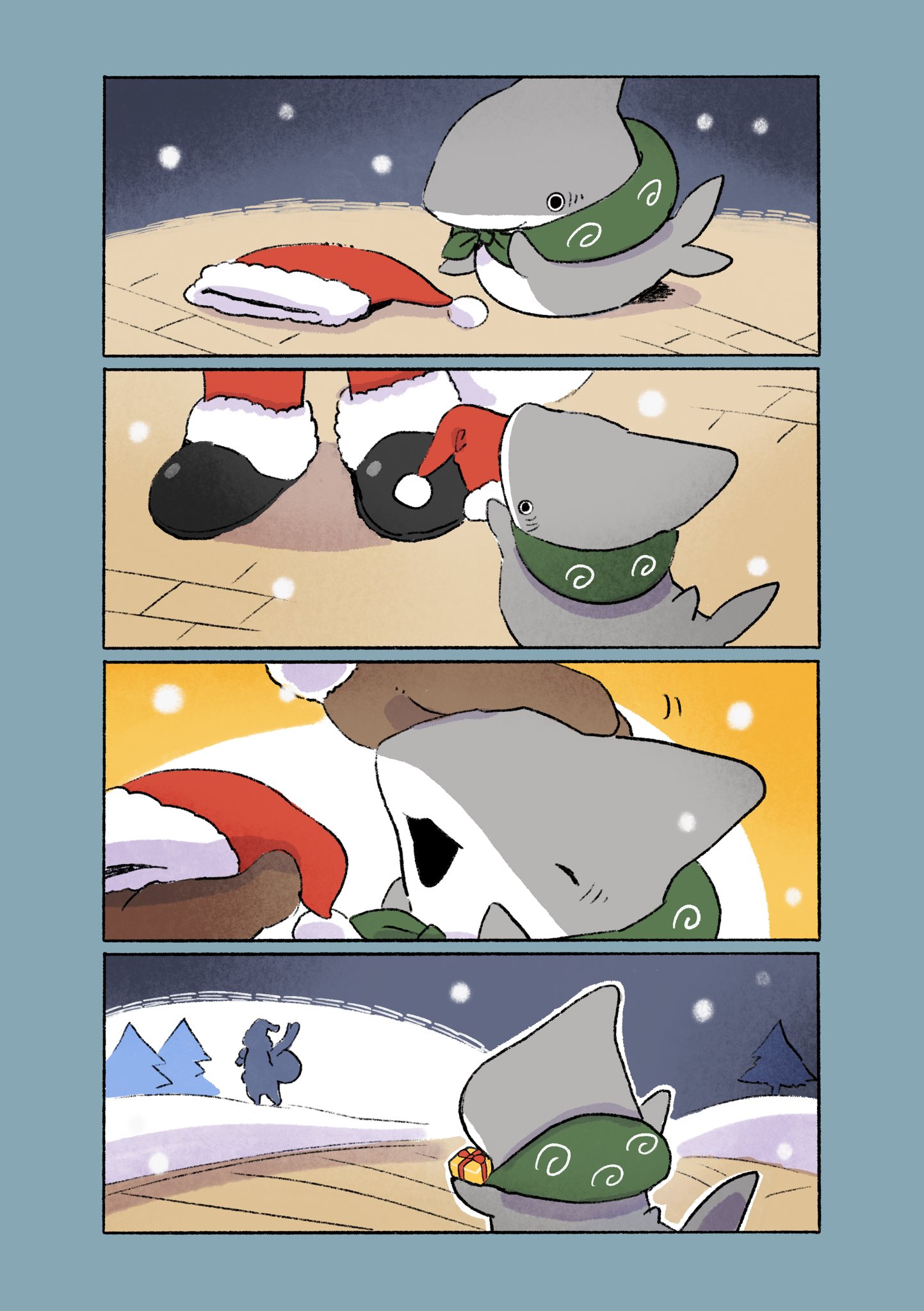 Little Shark's Outings Little Shark And That Person 第1页