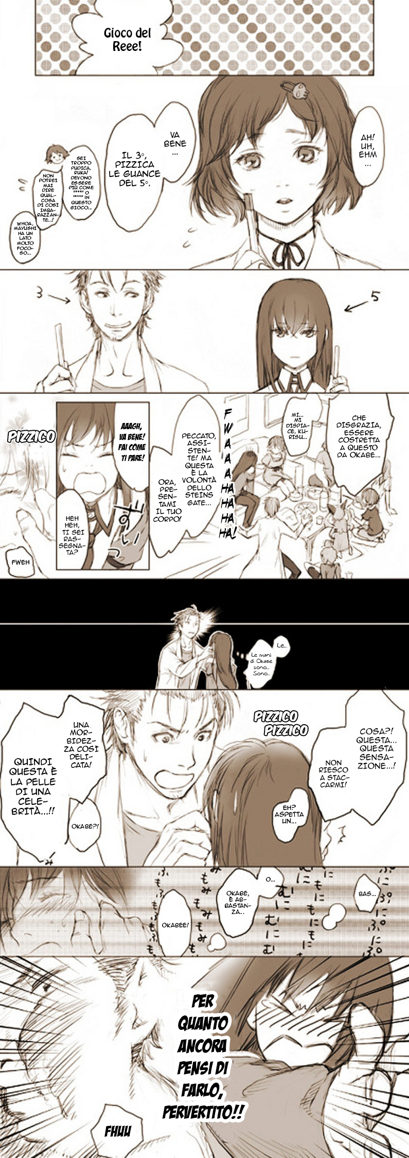 Steins;Gate - King's Game With Lab Members (Doujinshi) Oneshot 第2页